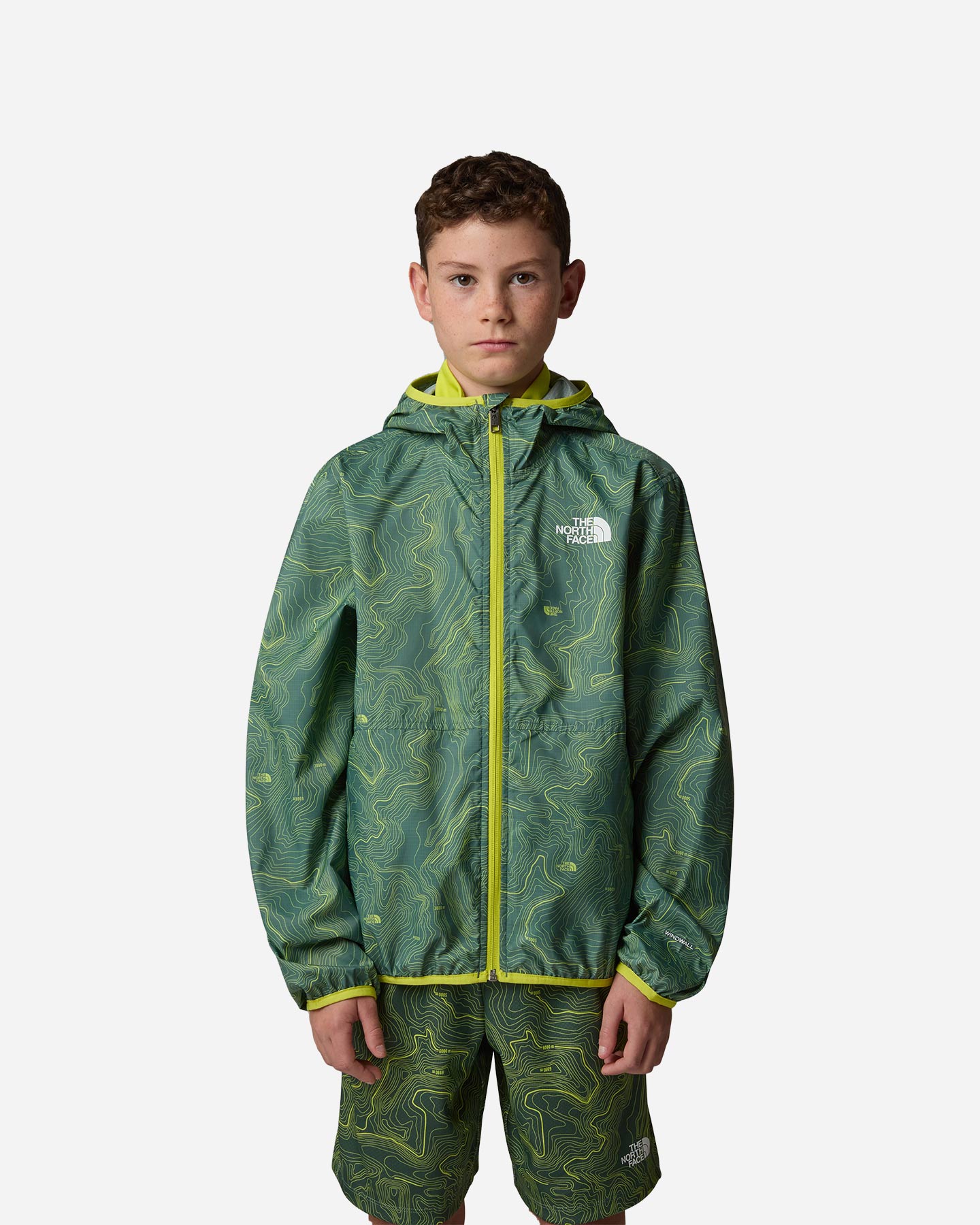 Giubbotto THE NORTH FACE CYCLONE WIND JR - Verde - 1 | Cisalfa Sport
