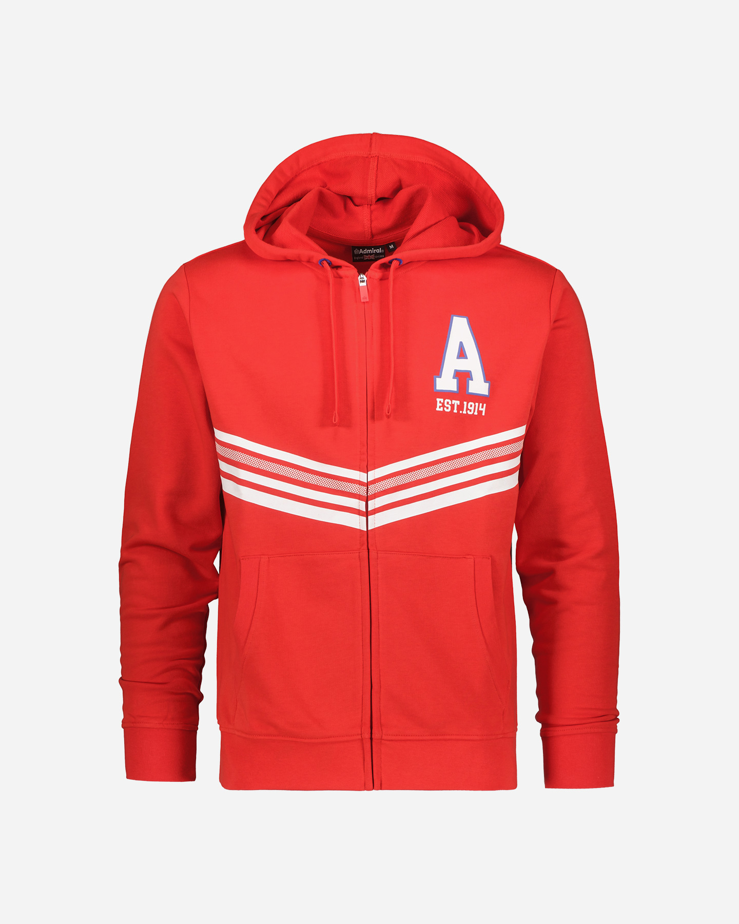 Felpa ADMIRAL VARSITY M - Rosso - 5 | Cisalfa Sport