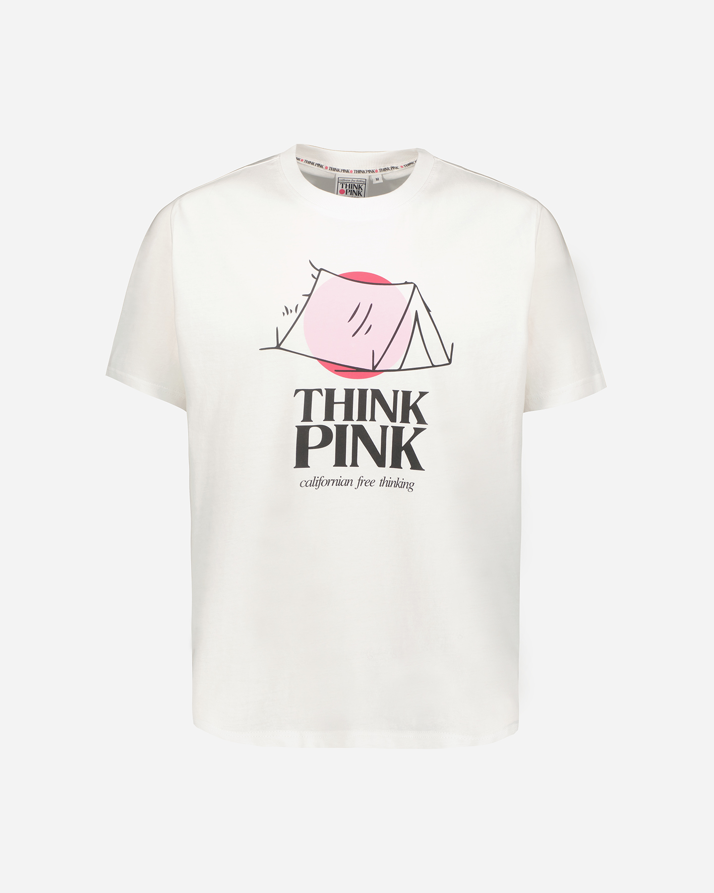 T-shirt THINK PINK CAMPING M - Bianco - 5 | Cisalfa Sport