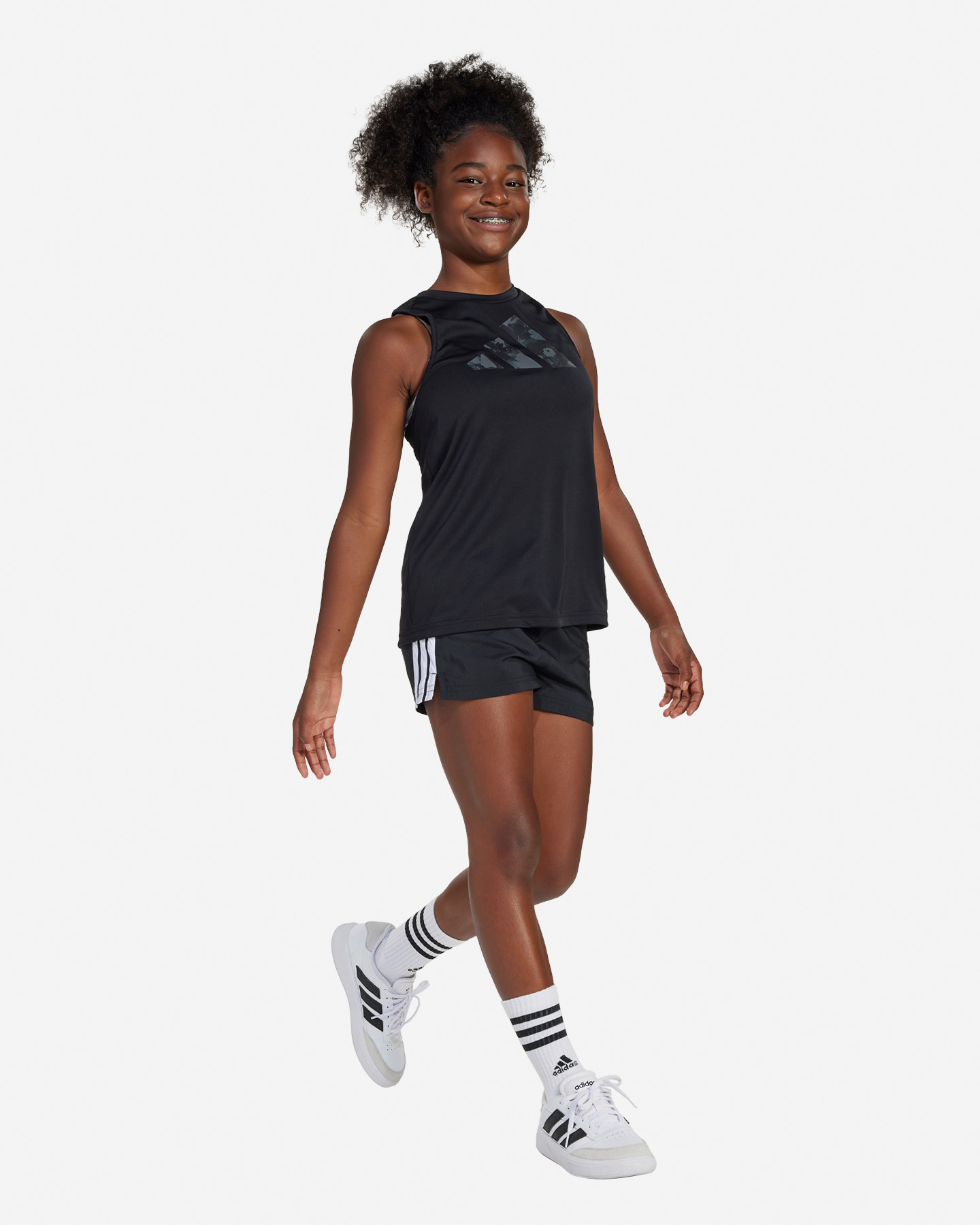 Pantaloncini ADIDAS ULTRALIGHT 3STRIPES JR - Nero - 3 | Cisalfa Sport