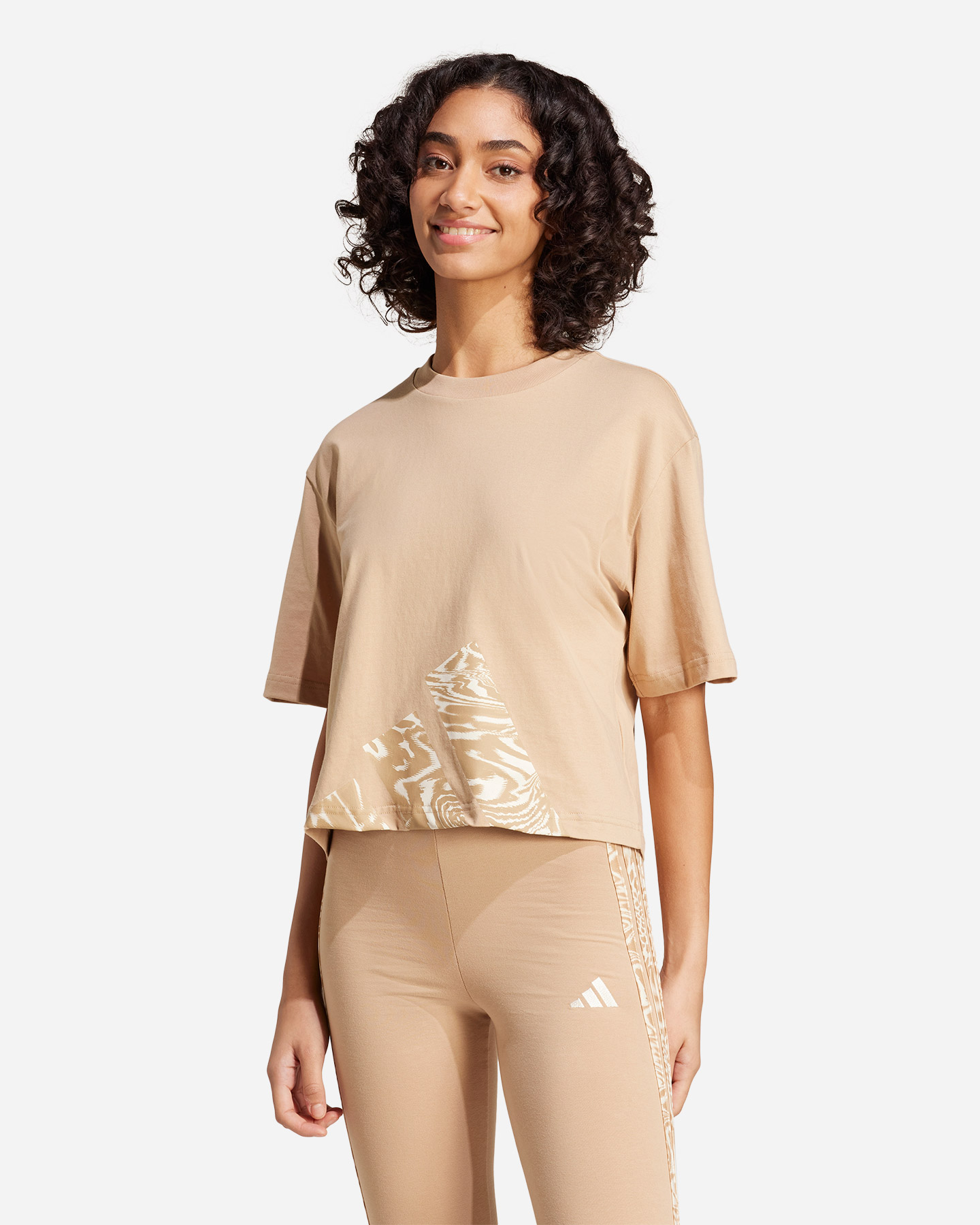 T-shirt ADIDAS LOGO MACU W - Beige - 1 | Cisalfa Sport