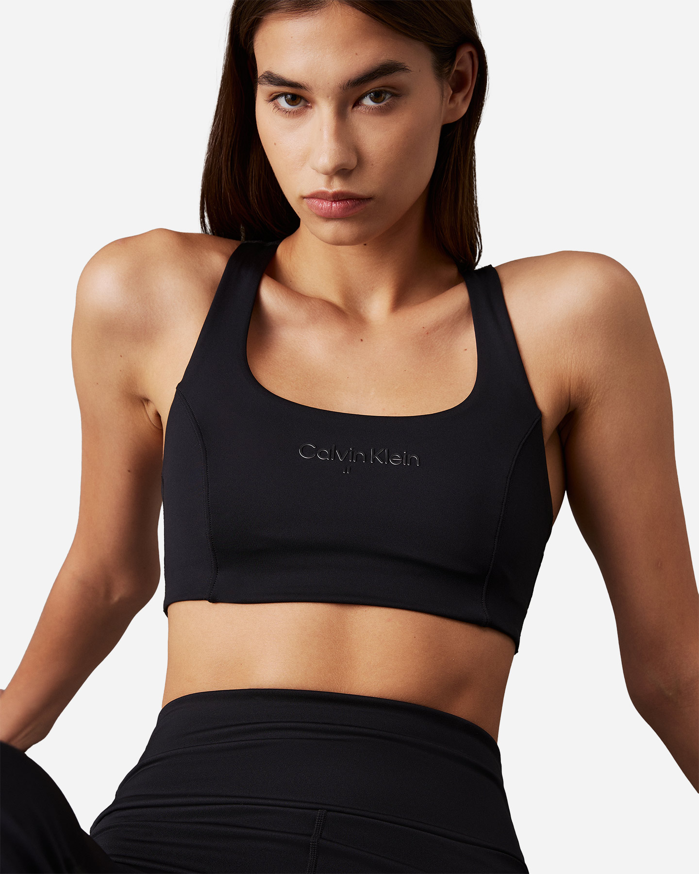 Reggiseno sportivo CALVIN KLEIN SPORT BIG LOGO W - Nero - 3 | Cisalfa Sport