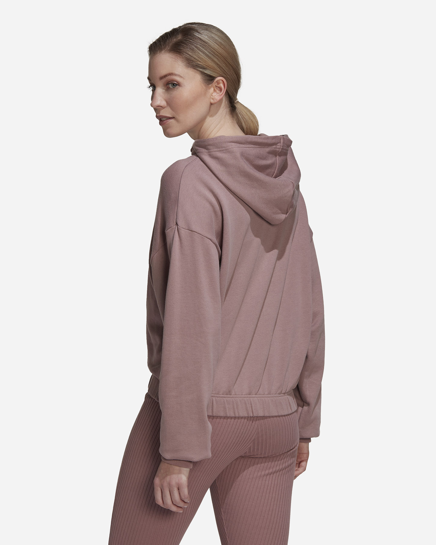 Felpa ADIDAS STUDIO LOUNGE CROPPED W - Viola - 2 | Cisalfa Sport