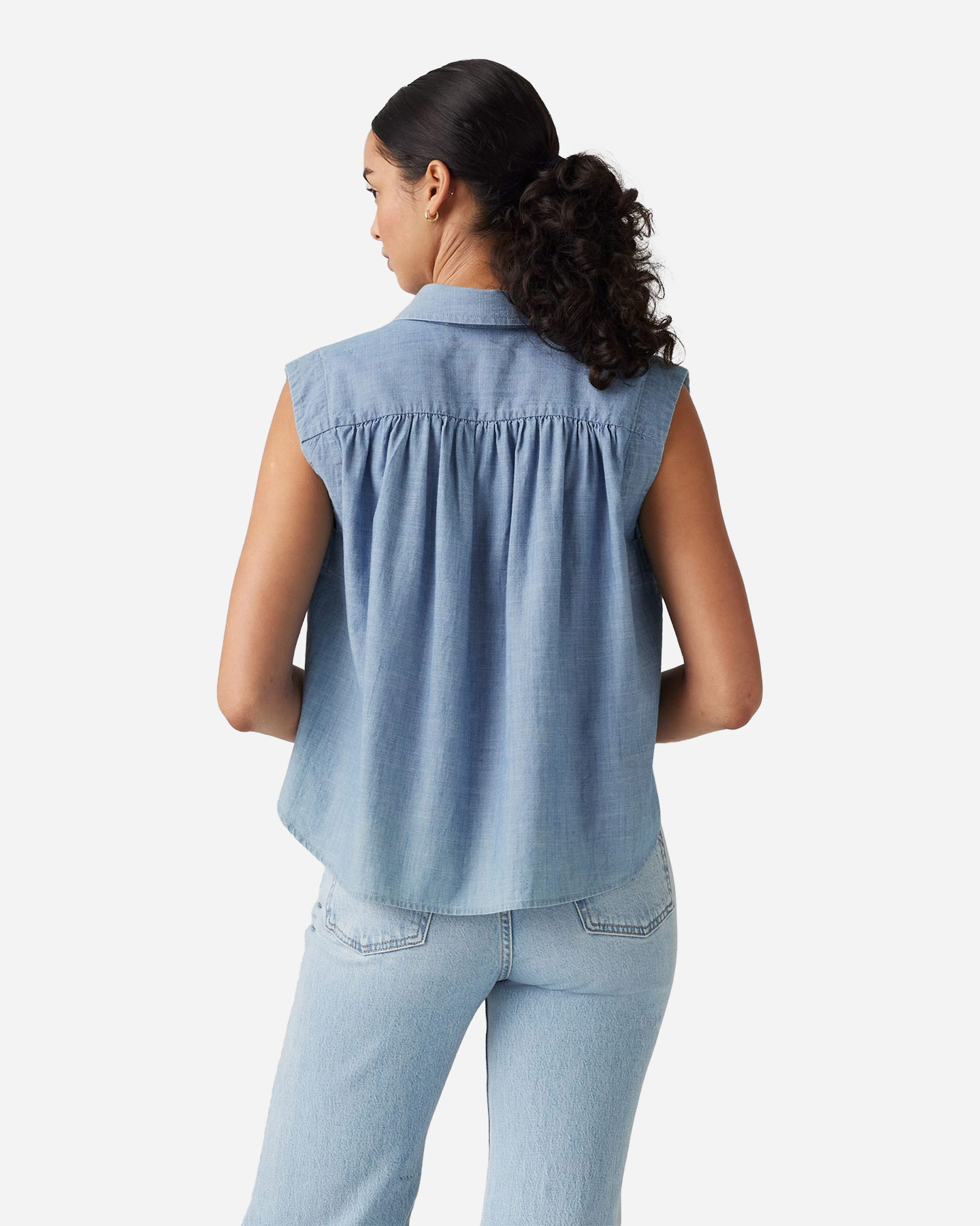 Camicia LEVI'S CHAMBRY DENIM W - Blu - 3 | Cisalfa Sport