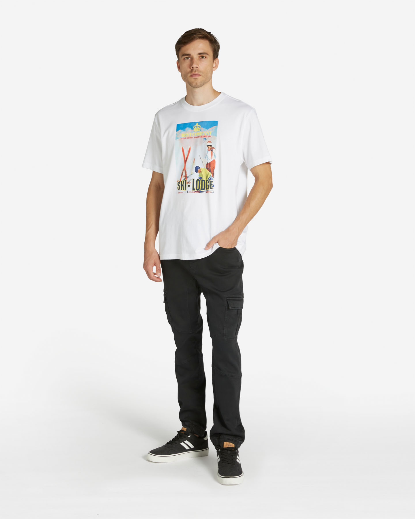 T-shirt BEST COMPANY SKI LODGE CAPSULE M - Bianco - 1 | Cisalfa Sport