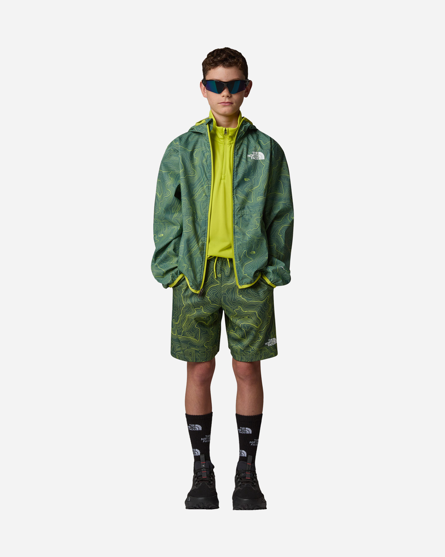 Giubbotto THE NORTH FACE CYCLONE WIND JR - Verde - 4 | Cisalfa Sport