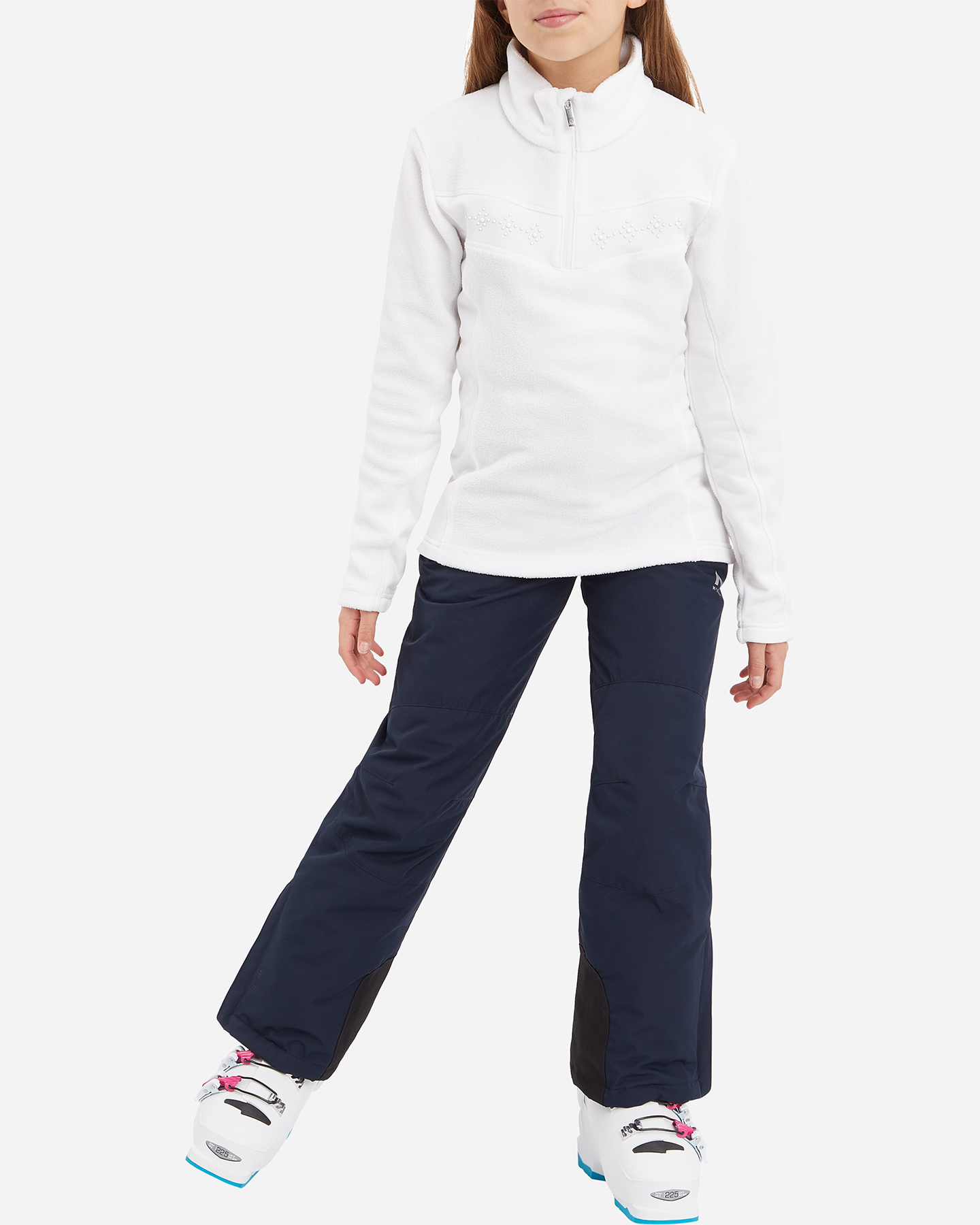 Pile sci MCKINLEY FLO GLS MIDLAYER JR - Bianco - 3 | Cisalfa Sport