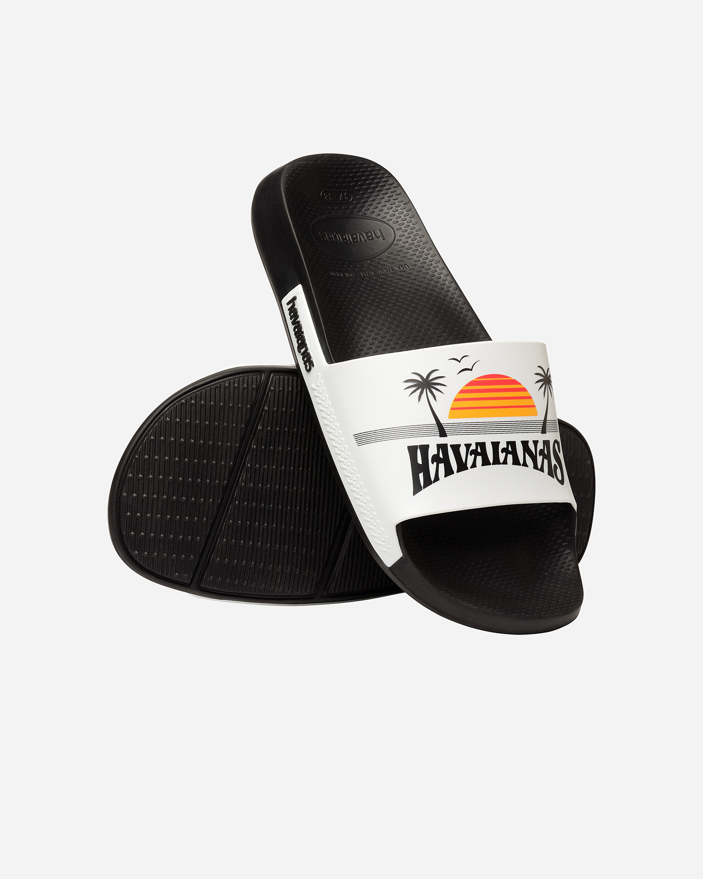 Sandali HAVAIANAS SLIDE CLASSIC PRINT M - Nero - 2 | Cisalfa Sport