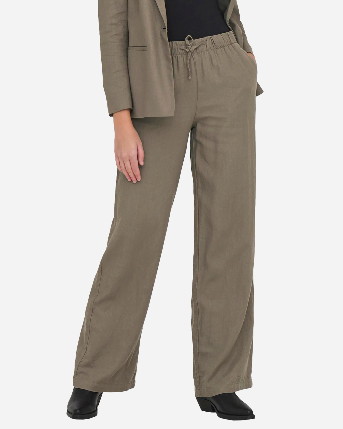 Pantalone ONLY CARO W - Marrone - 2 | Cisalfa Sport