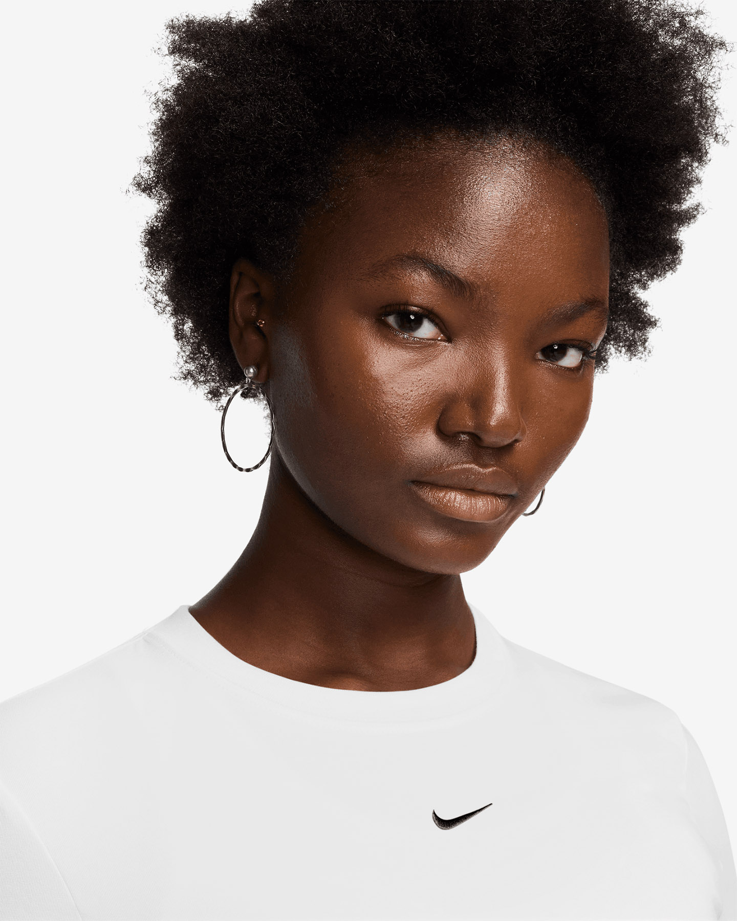 T-shirt NIKE CHILL CROP W - Bianco - 2 | Cisalfa Sport