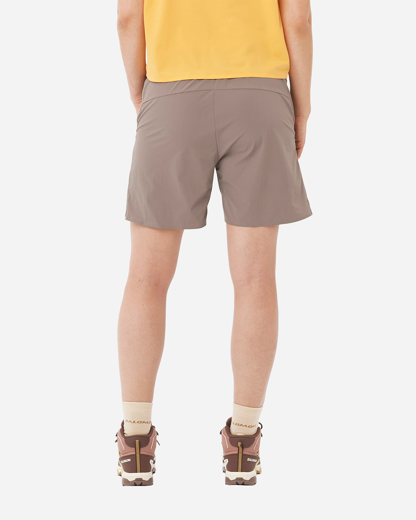 Pantaloncini SALOMON WAYFARER EASE W - Marrone - 3 | Cisalfa Sport