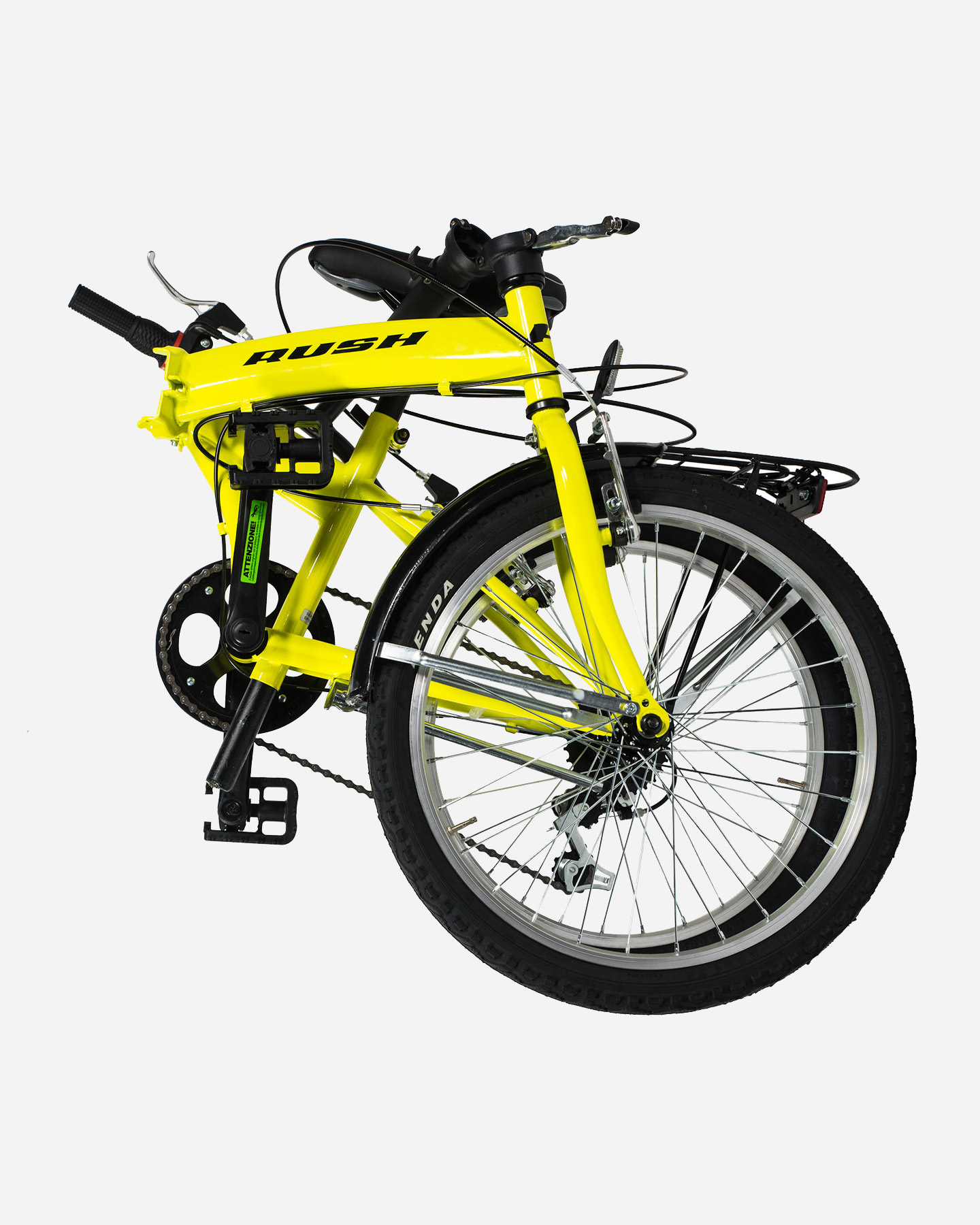 City bike RUSH BICICLETTA PIEGHEVOLE - Giallo - 1 | Cisalfa Sport