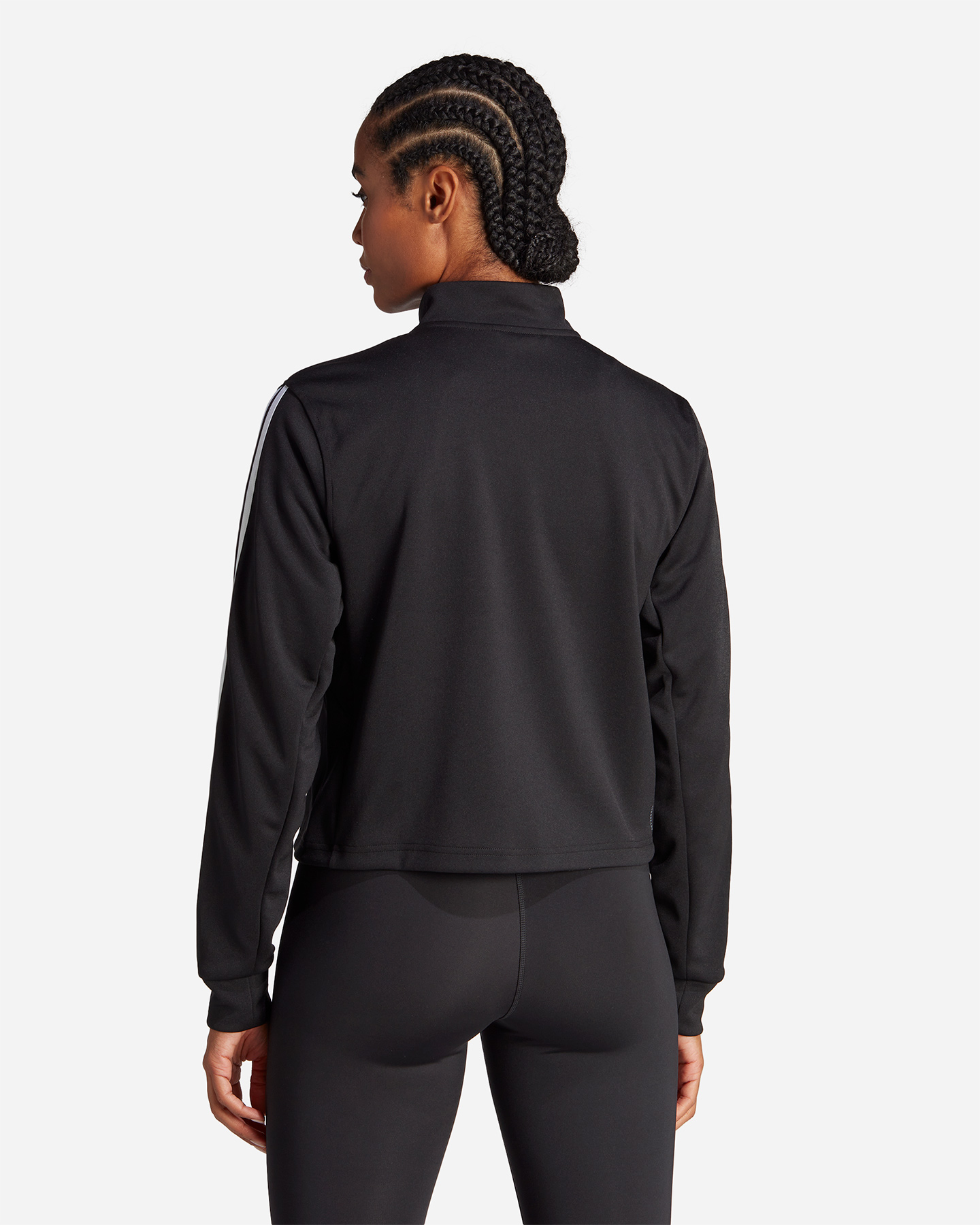 Felpa training ADIDAS 3STRIPES W - Nero - 2 | Cisalfa Sport