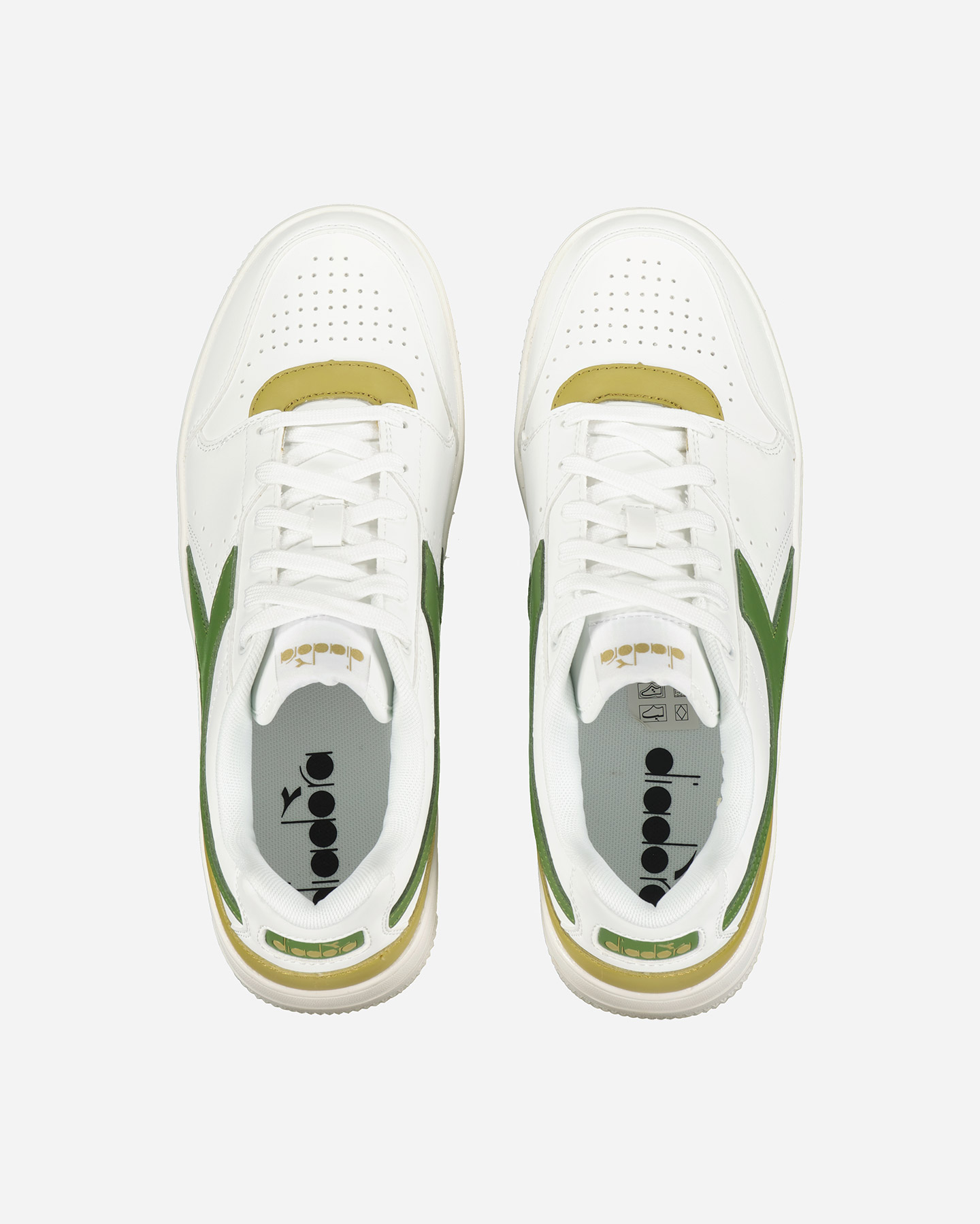 Scarpe sneakers DIADORA JUMPER P M - Bianco - 3 | Cisalfa Sport