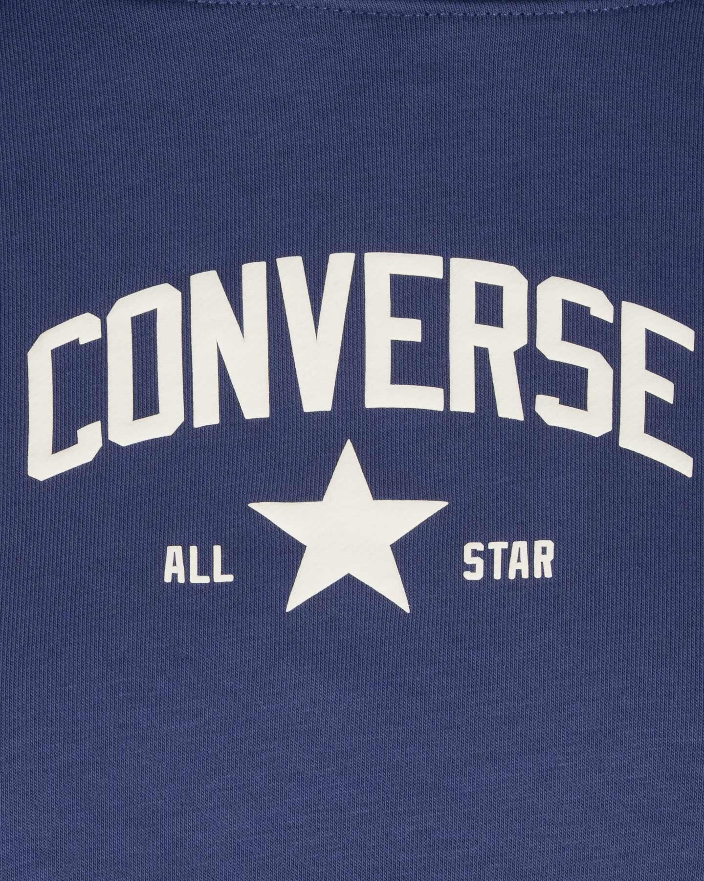 Felpa CONVERSE LOGO W - Viola - 2 | Cisalfa Sport