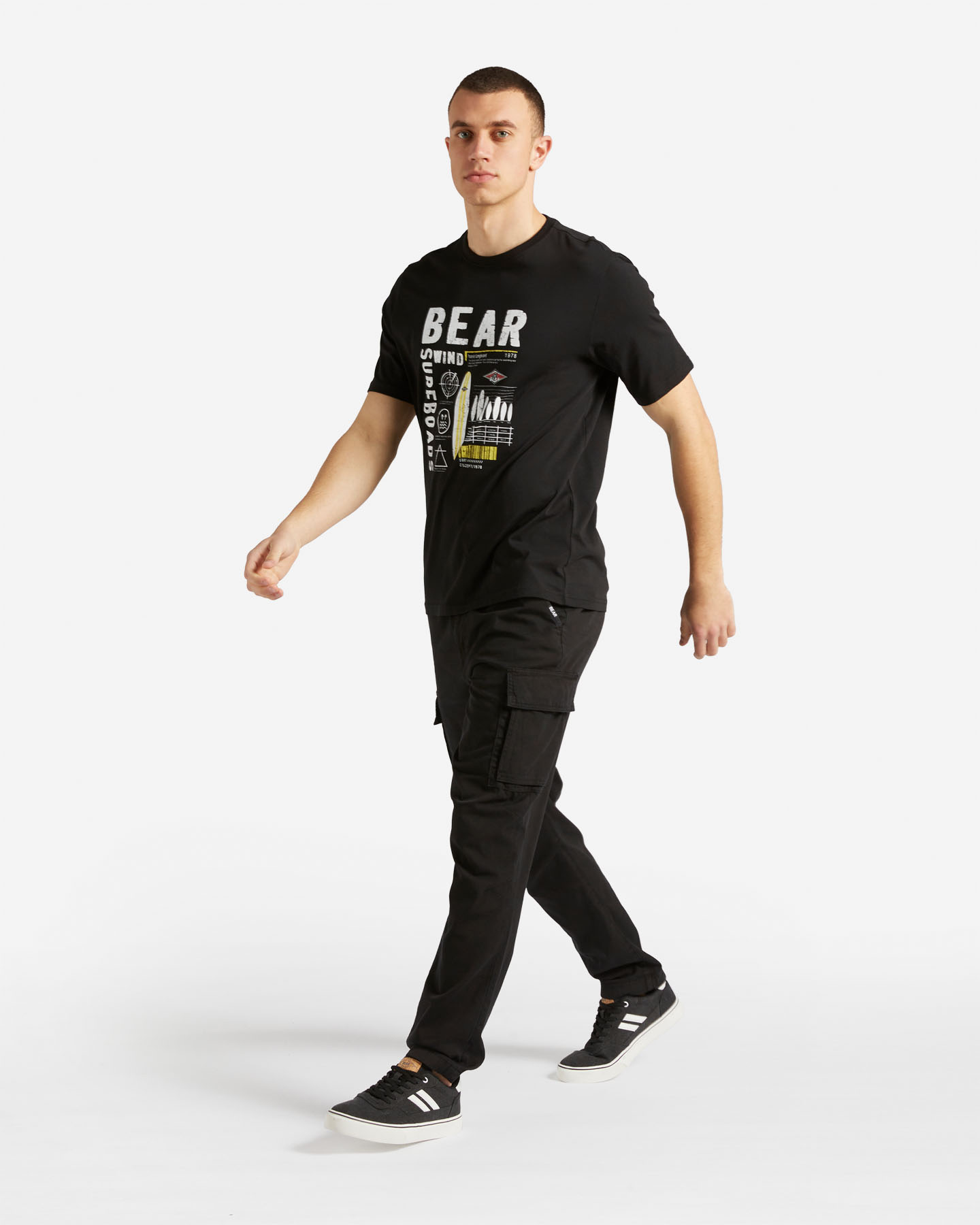 T-shirt BEAR HERITAGE M - Nero - 3 | Cisalfa Sport