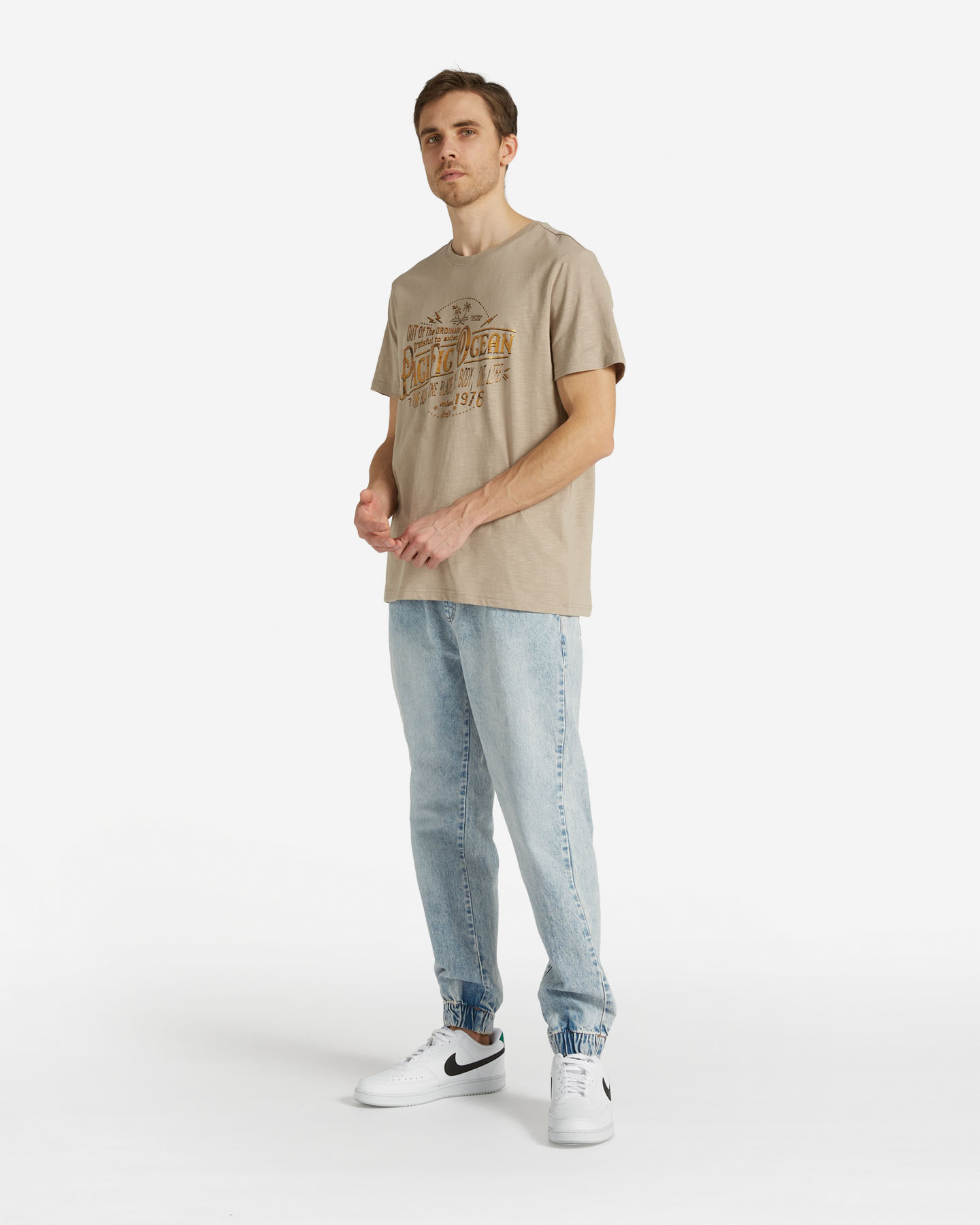 T-shirt MISTRAL PACIFIC OCEAN M - Beige - 1 | Cisalfa Sport