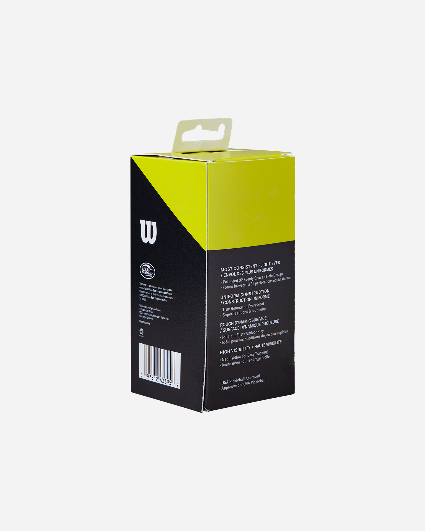 Palle padel WILSON CONFEZIONE 2 PALLE PICKLEBALL TRU 32 - Giallo - 1 | Cisalfa Sport