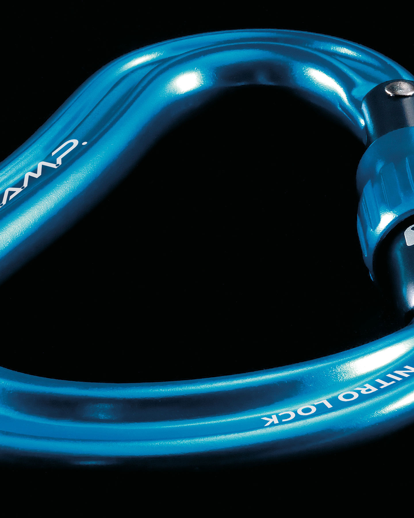 Moschettone CAMP MOSCHETTONE NITRO LOCK - Blu - 2 | Cisalfa Sport