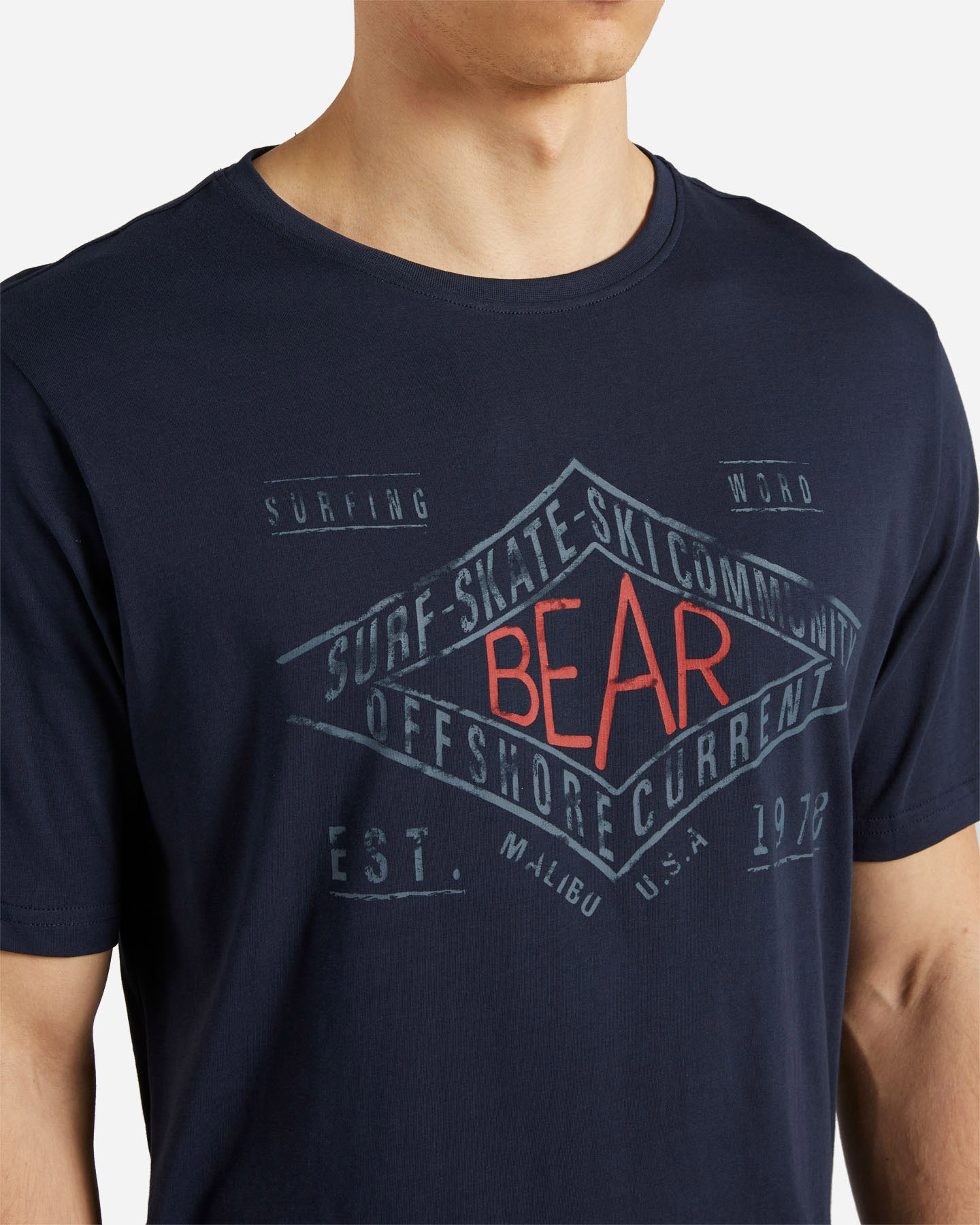 T-shirt BEAR HERITAGE M - Blu - 4 | Cisalfa Sport