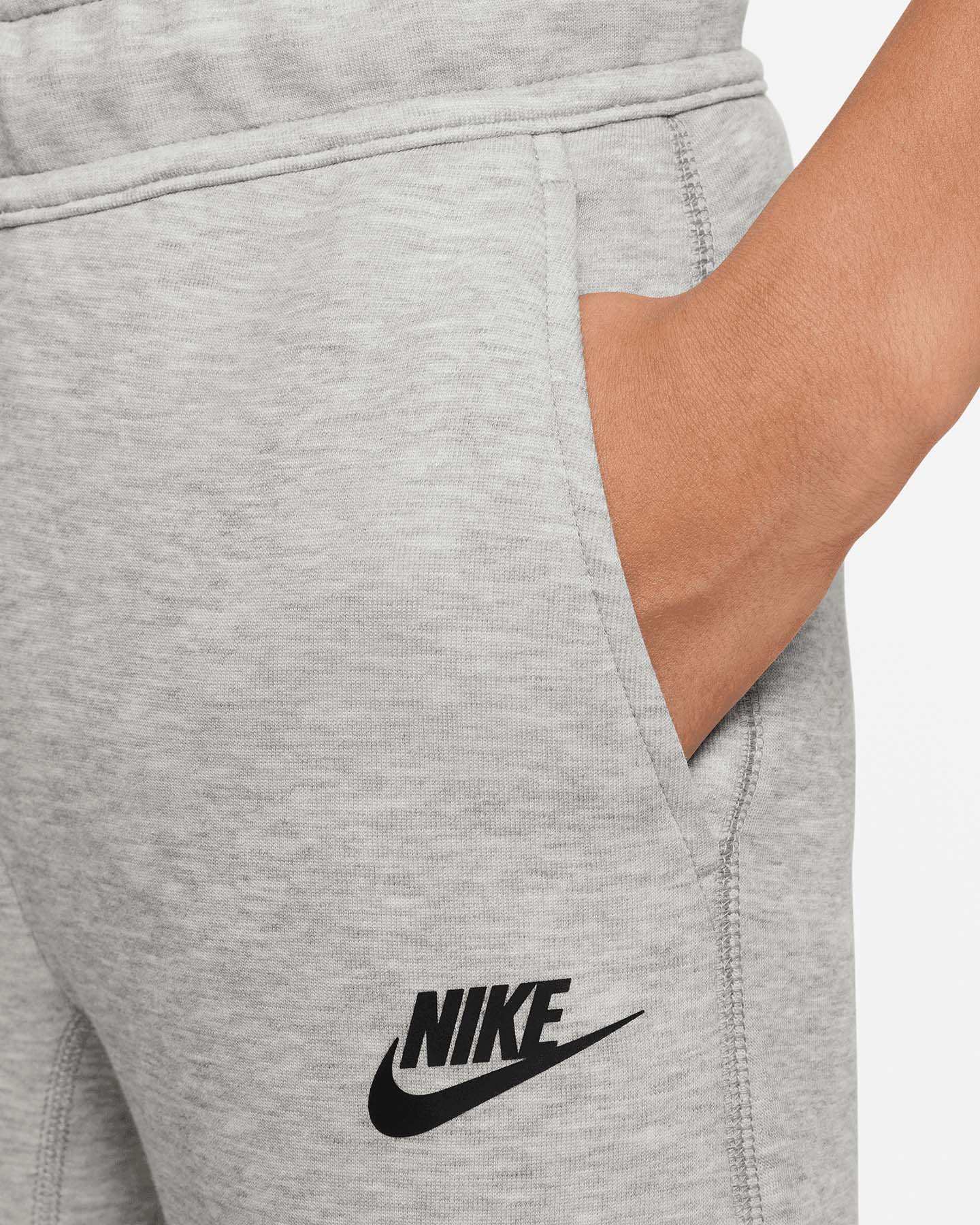 Pantalone NIKE TECH FLEECE JR - Grigio - 2 | Cisalfa Sport