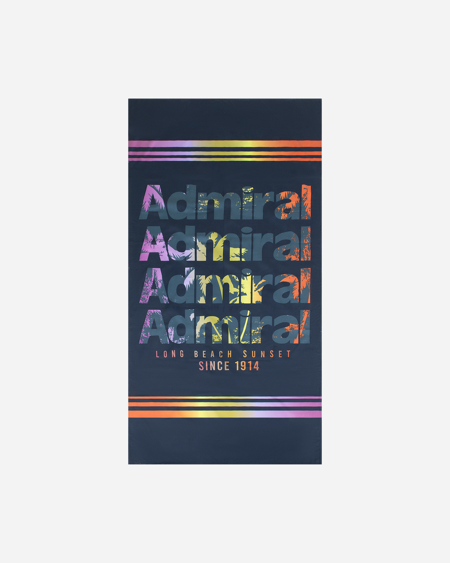 Telo mare ADMIRAL ALLOVER BRAND - Blu Navy - 0 | Cisalfa Sport