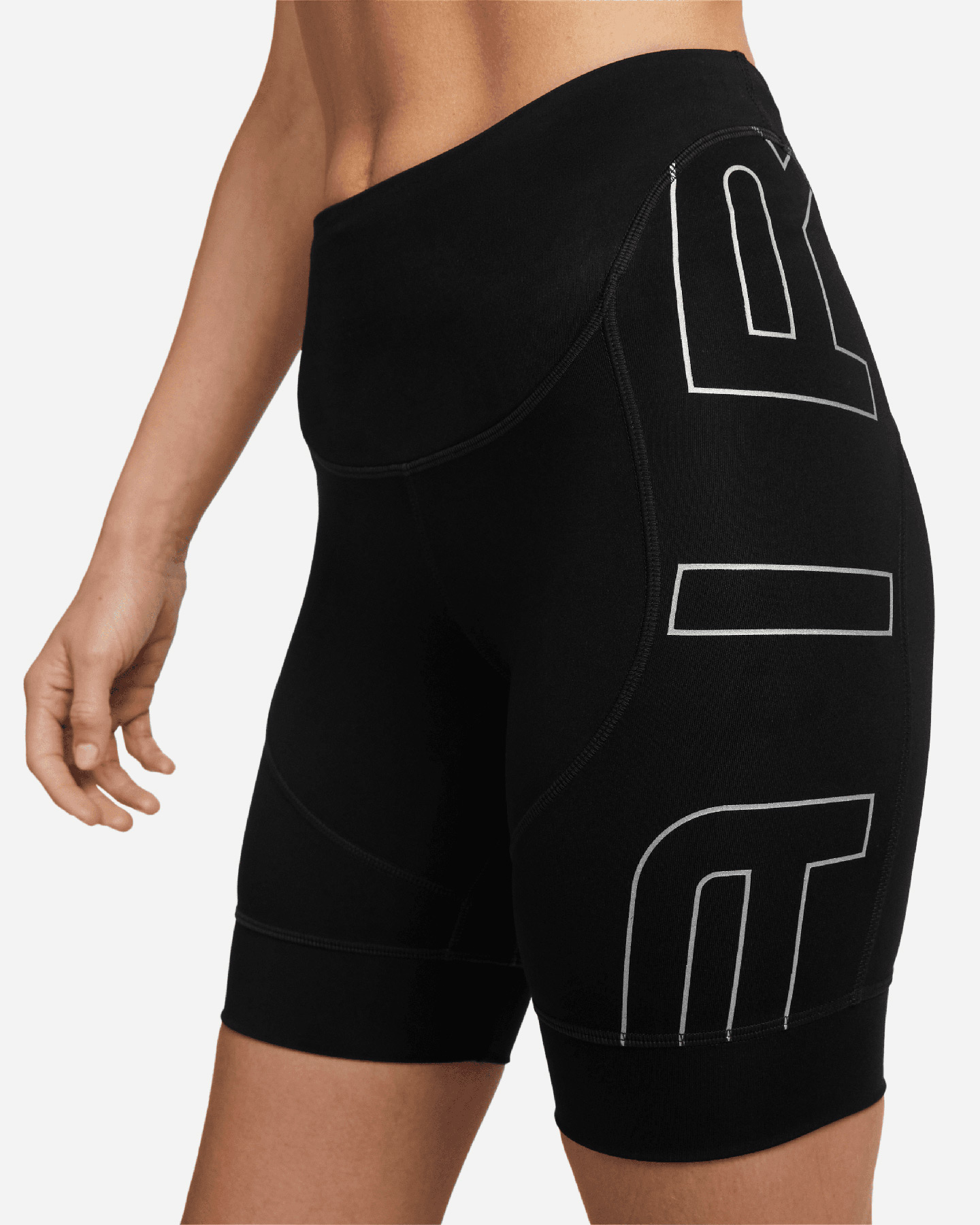 Short running NIKE DRI FIT AIR 7 W - Nero - 3 | Cisalfa Sport