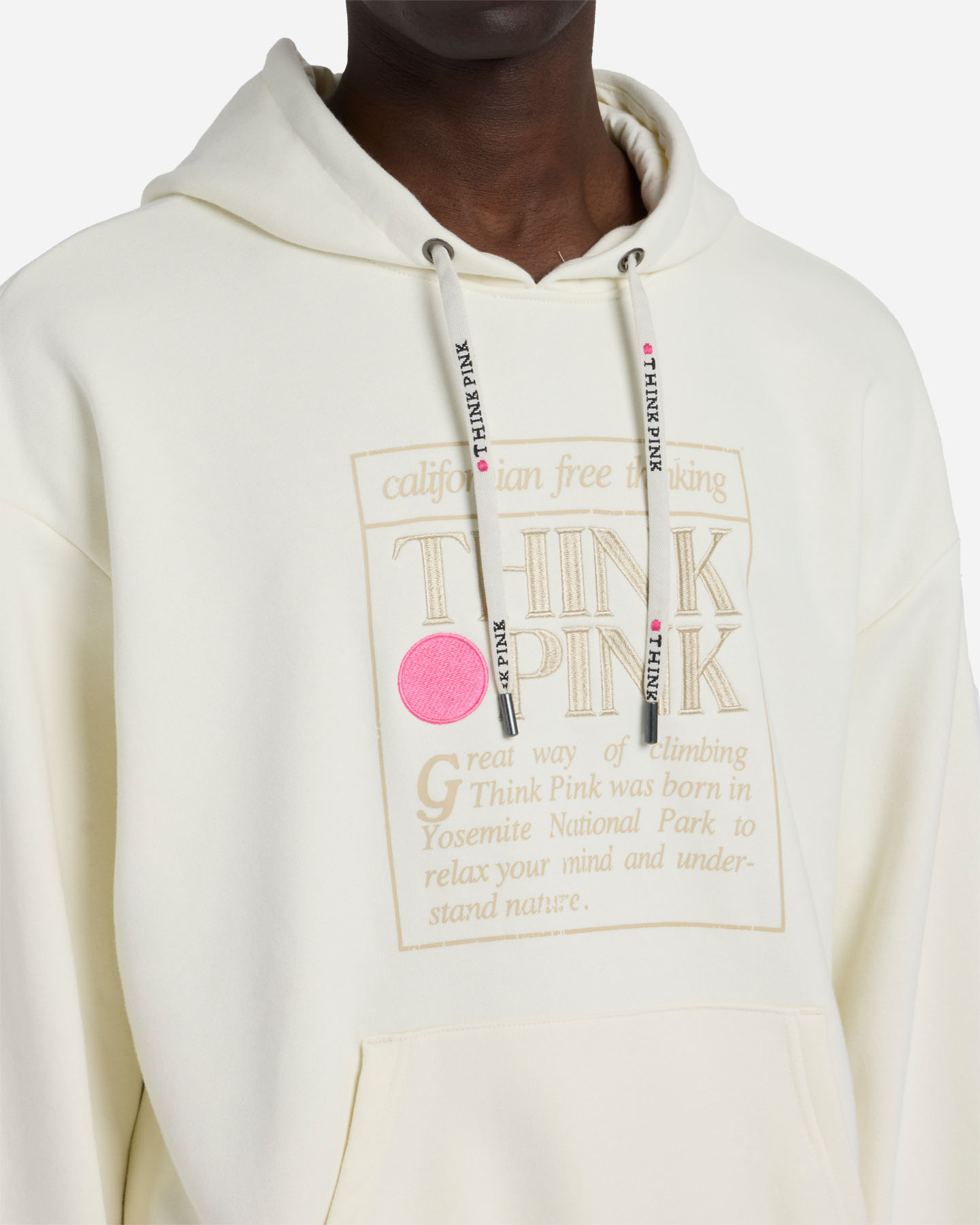 Felpa THINK PINK BIG LOGO M - Bianco - 4 | Cisalfa Sport