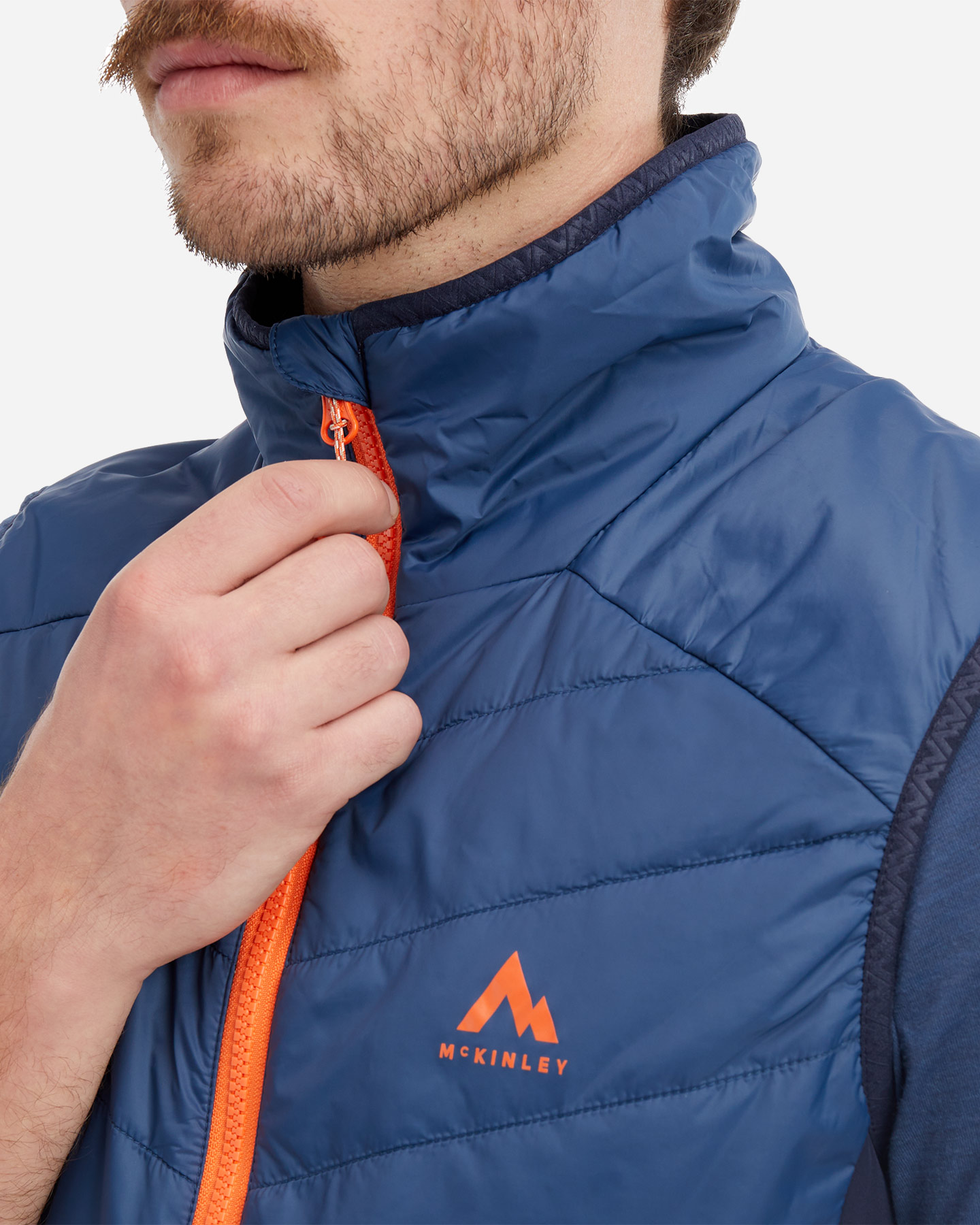 Gilet MCKINLEY SANSA II HYBRID M - Blu Navy - 4 | Cisalfa Sport