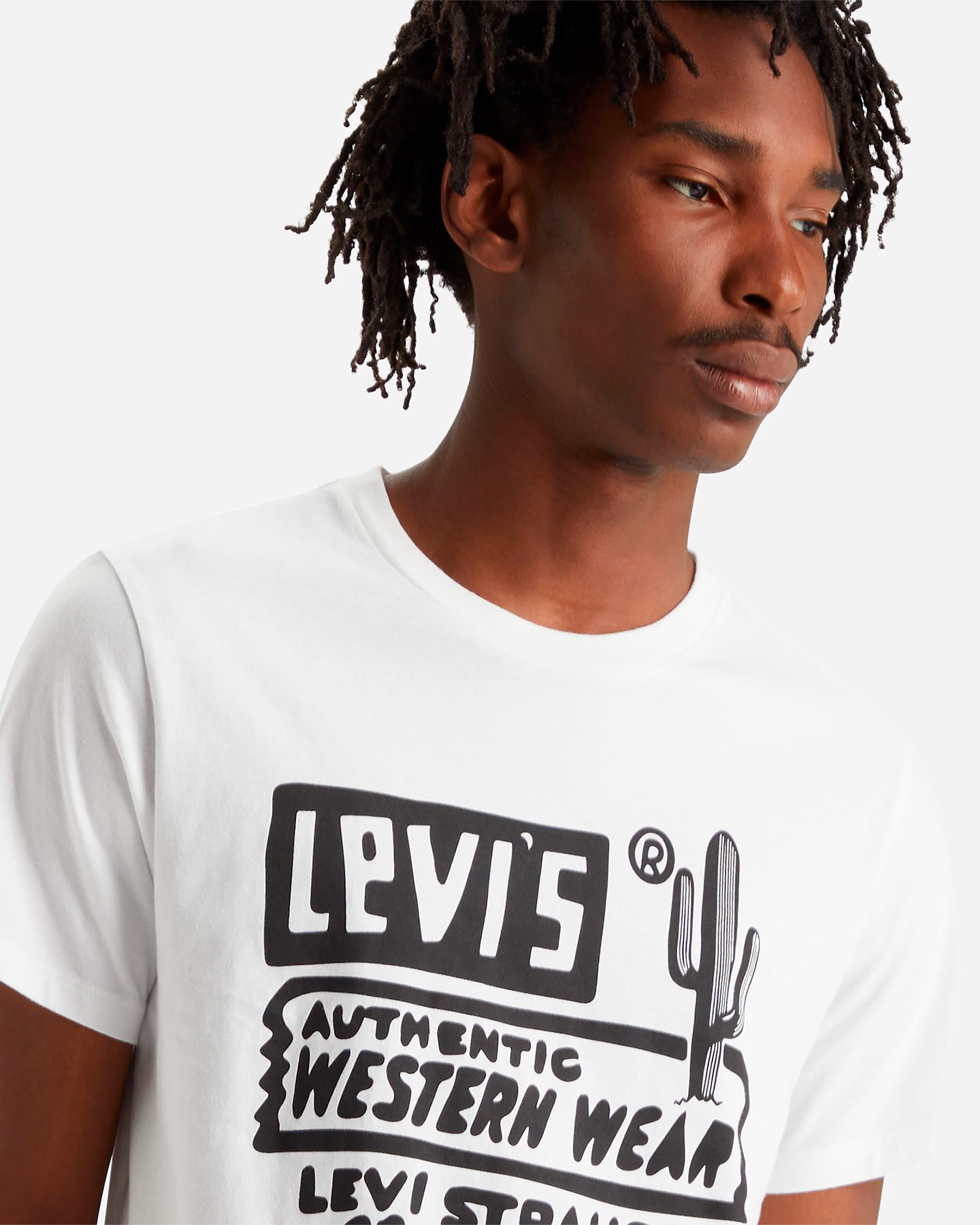T-shirt LEVI'S BIG LOGO CACTUS M - Bianco - 3 | Cisalfa Sport