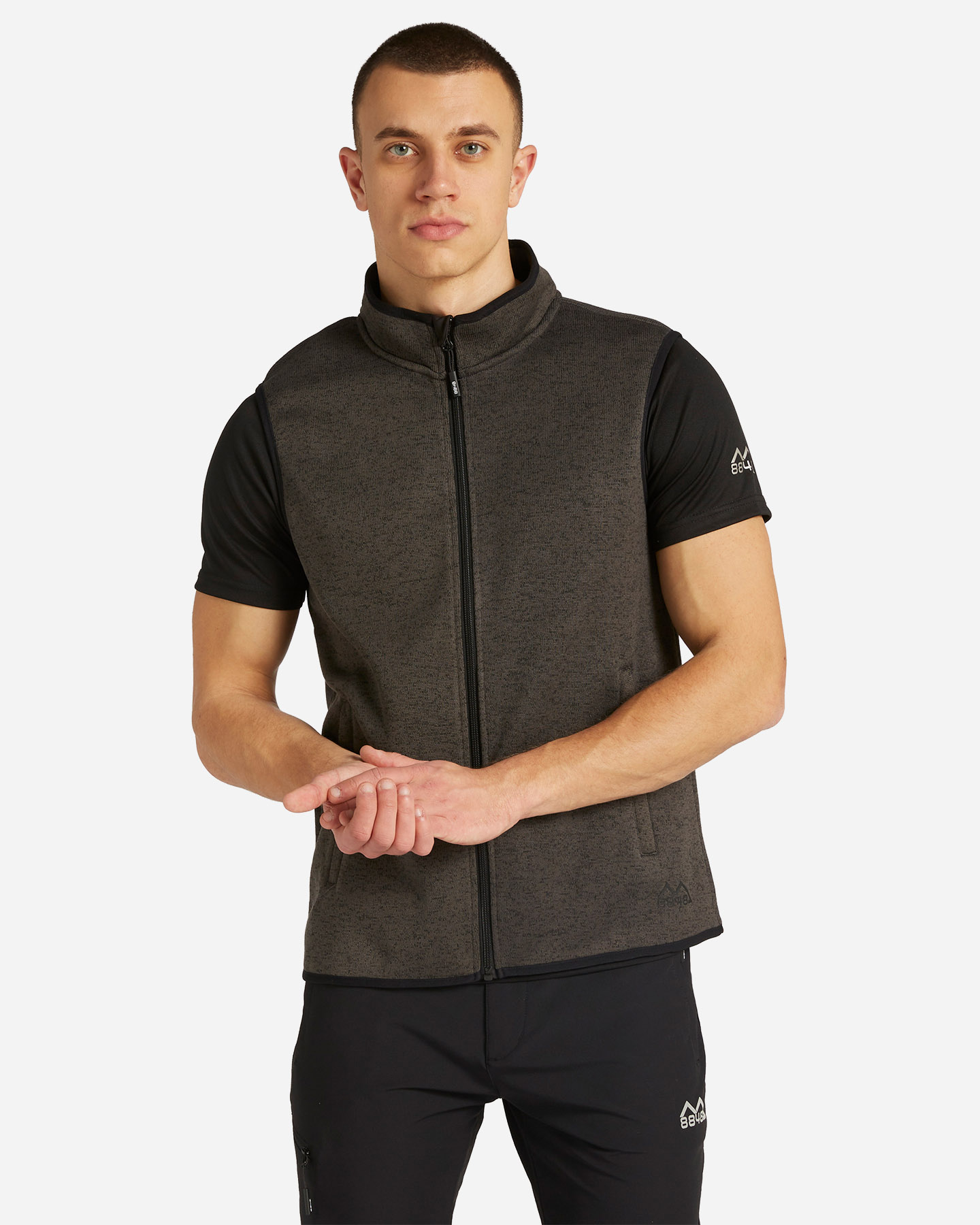 Gilet 8848 KNIT MELANGE M - Grigio - 0 | Cisalfa Sport