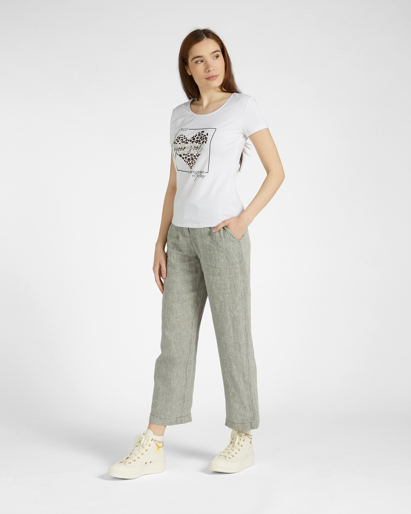 T-shirt DACK'S PRINTED W - Bianco - 1 | Cisalfa Sport