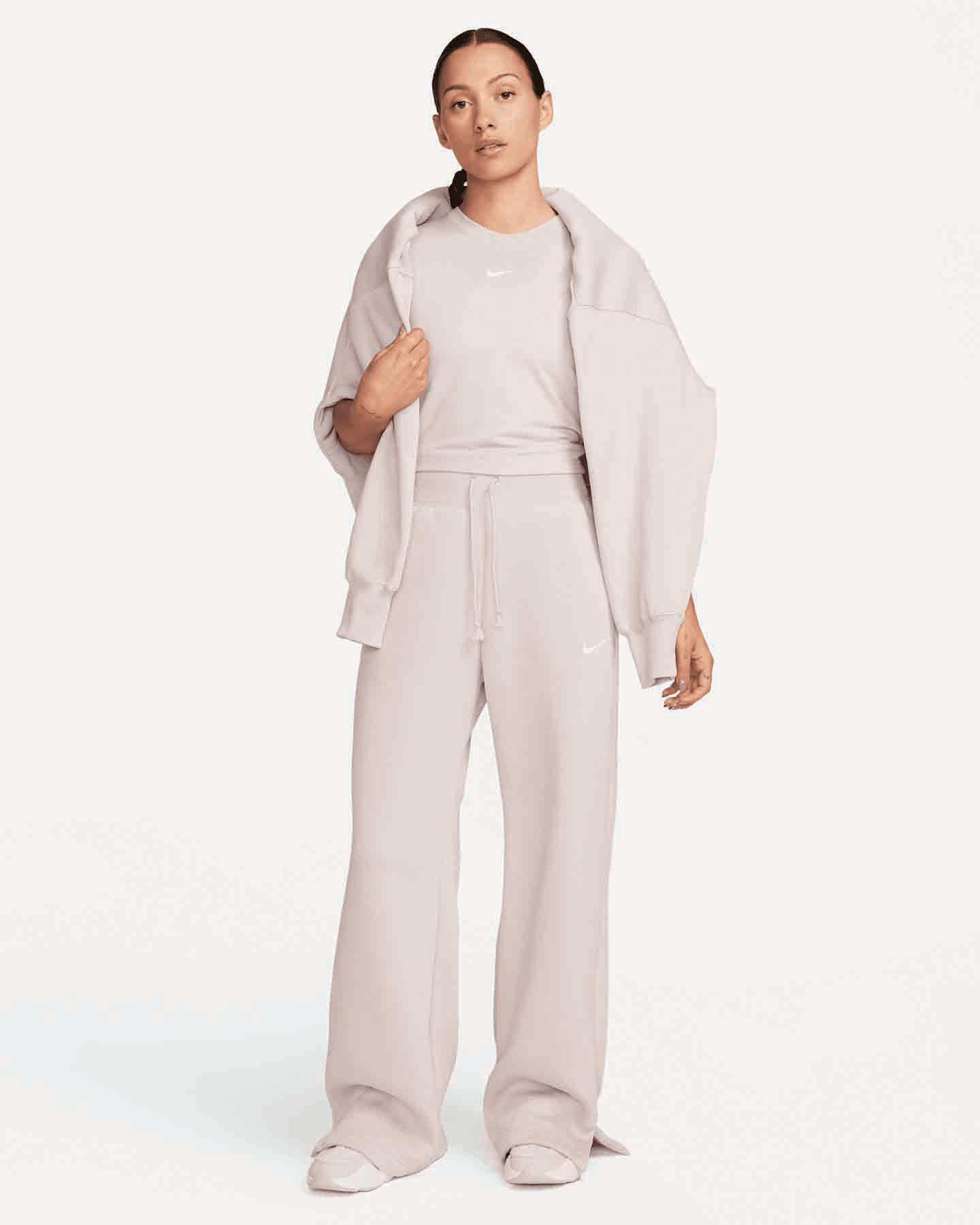 T-shirt NIKE CROP ESSENTIALS W - Lilla - 4 | Cisalfa Sport
