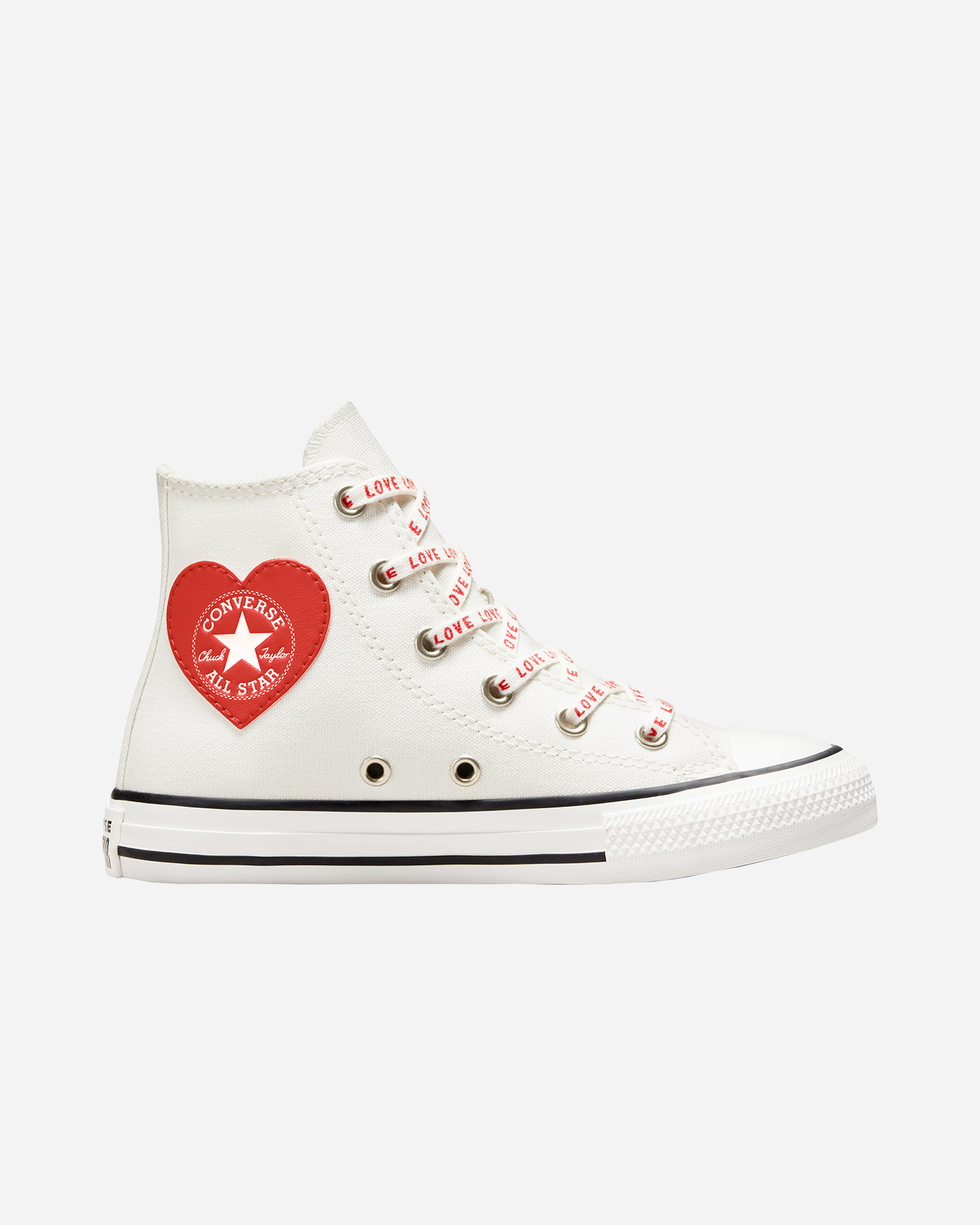 Scarpe sneakers CONVERSE CHUCK TAYLOR ALL STAR HIGH VALENTINO PS JR - Beige - 0 | Cisalfa Sport