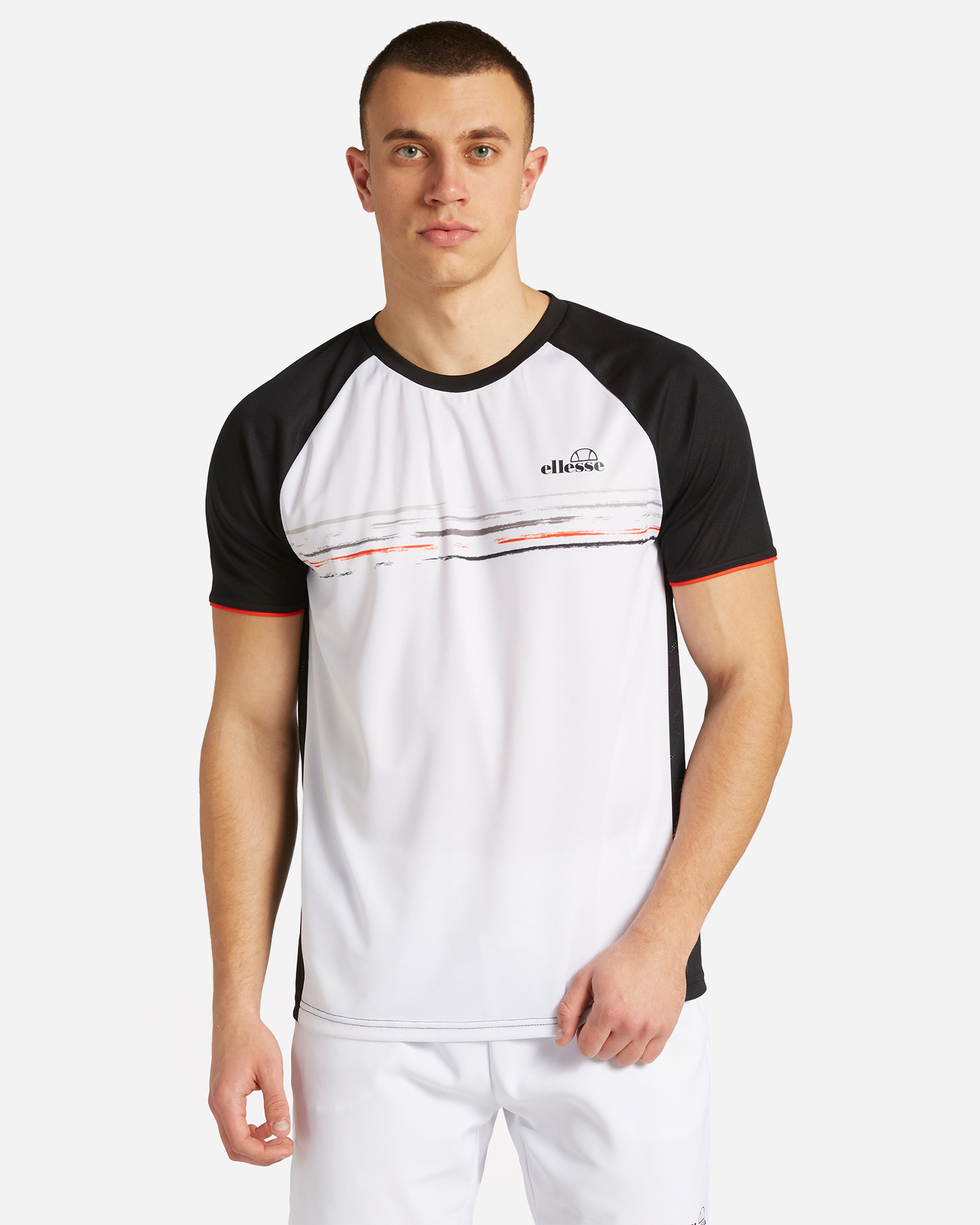 T-shirt tennis ELLESSE FIVE STRIPES M - Bianco - 0 | Cisalfa Sport