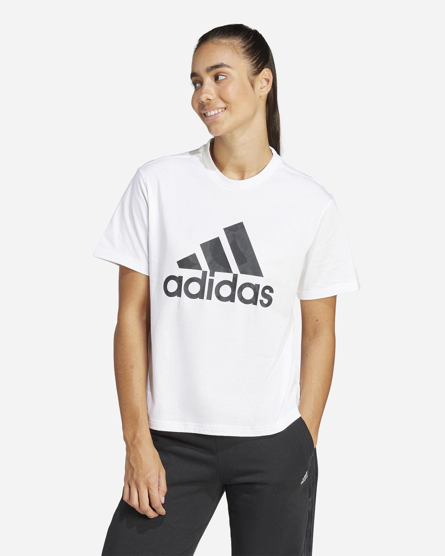 T-shirt ADIDAS LOGO FLOWER W - Bianco - 1 | Cisalfa Sport