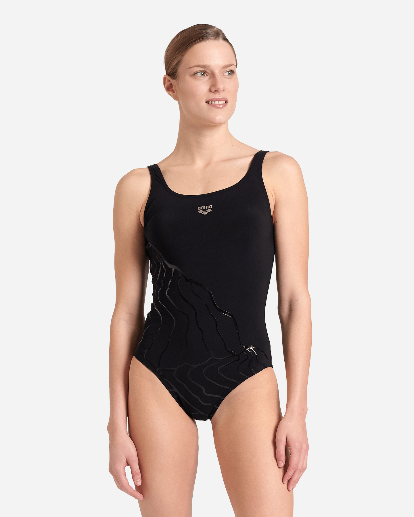 Costume piscina ARENA LUISA W - Nero - 2 | Cisalfa Sport