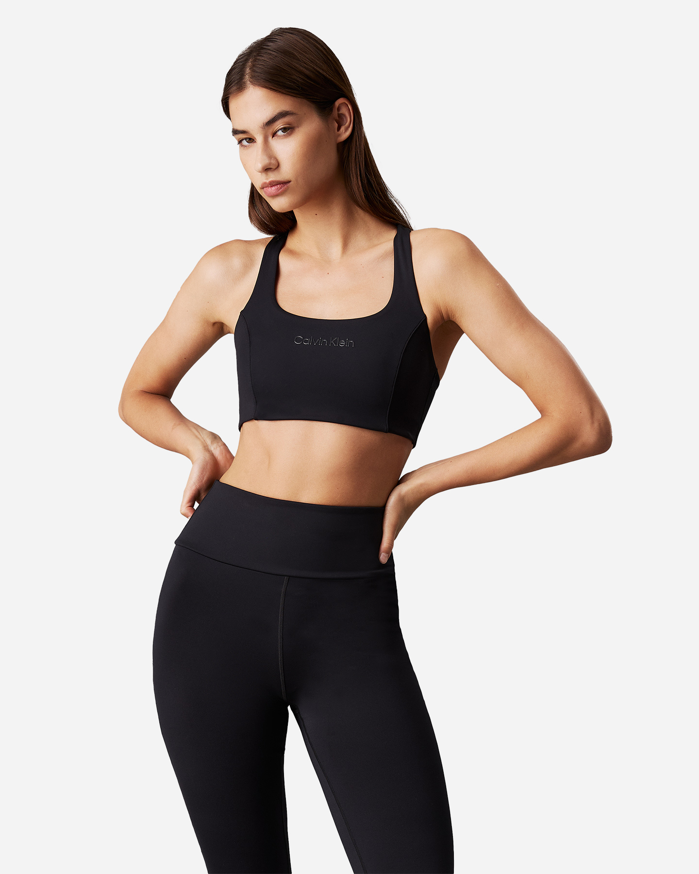 Reggiseno sportivo CALVIN KLEIN SPORT BIG LOGO W - Nero - 0 | Cisalfa Sport