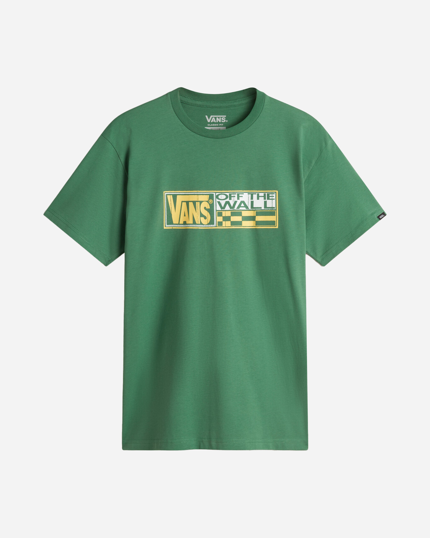 T-shirt VANS STRETCH LOGO CHECK M - Verde - 0 | Cisalfa Sport