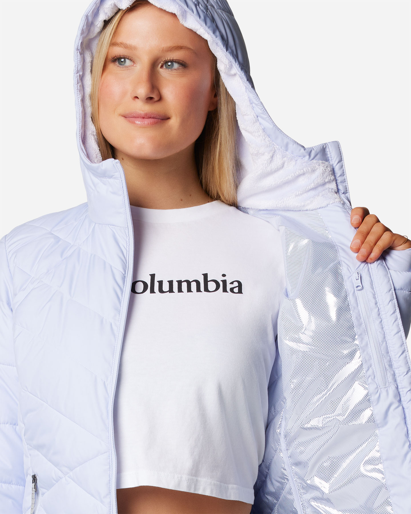Giacca outdoor COLUMBIA HEAVENLY W - Bianco - 4 | Cisalfa Sport