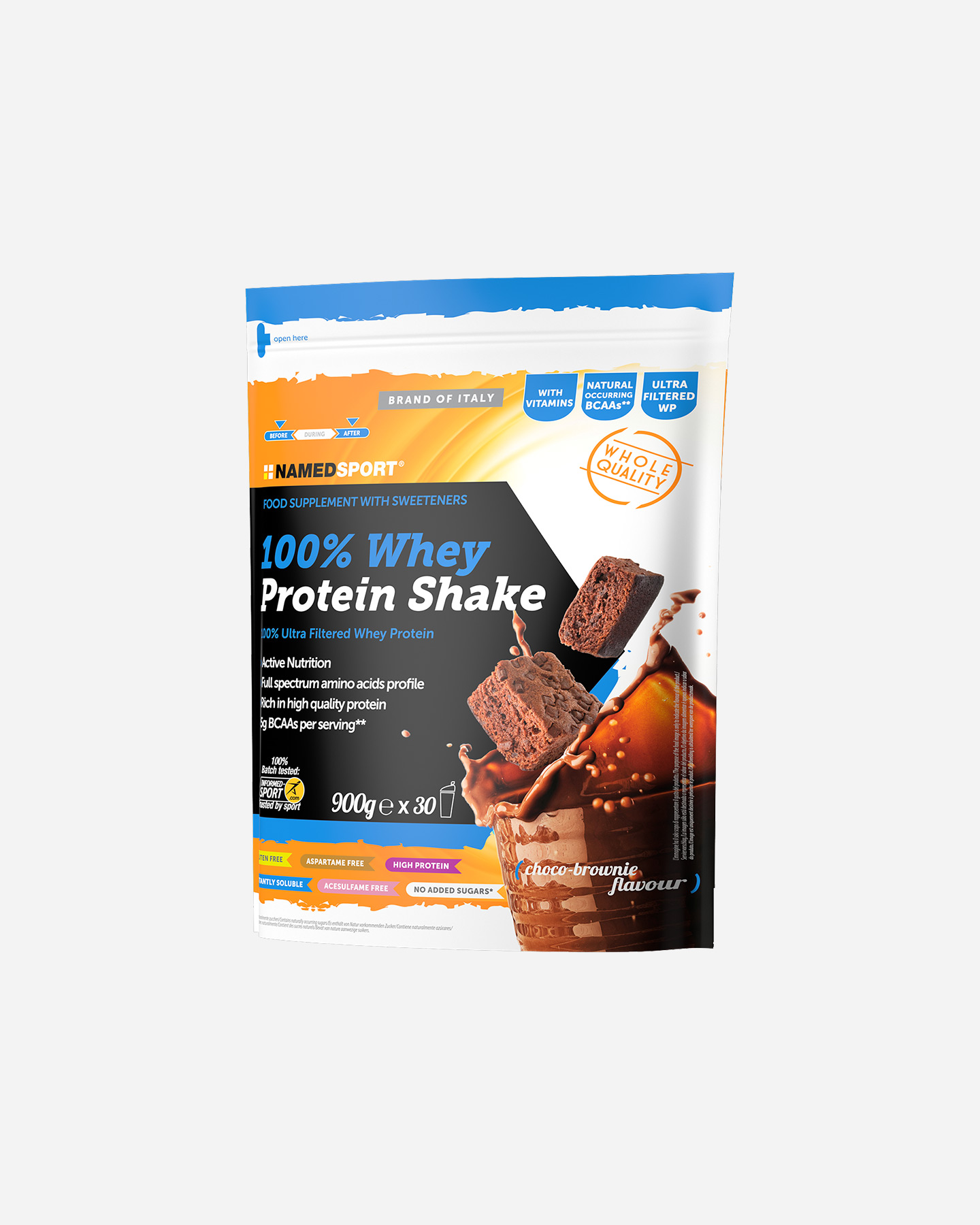 Energetico NAMED SPORT 100% WHEY PROTEIN SHAKE 900  - 0 | Cisalfa Sport