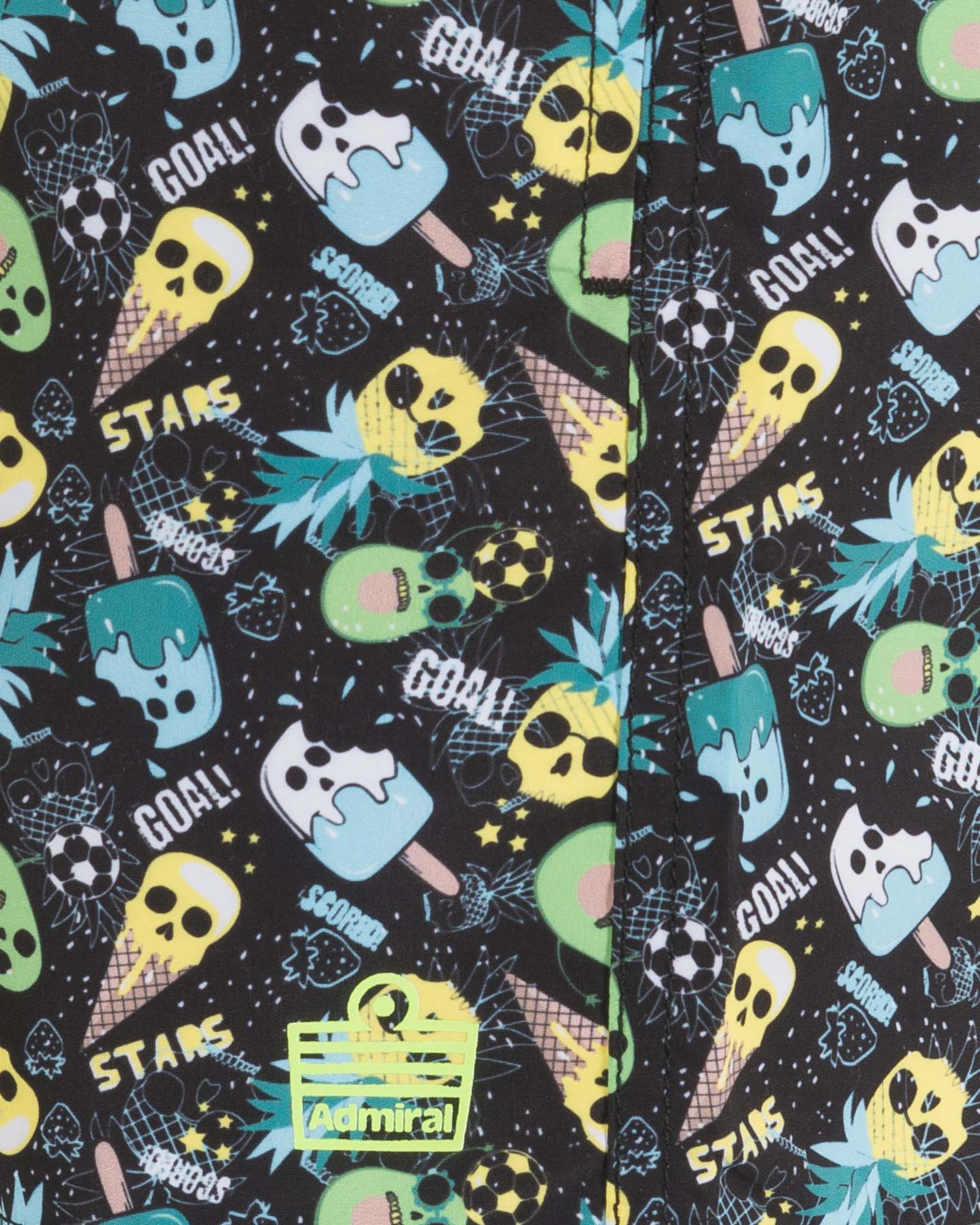 Boxer mare ADMIRAL ST SKELETONS JR - Nero - 2 | Cisalfa Sport