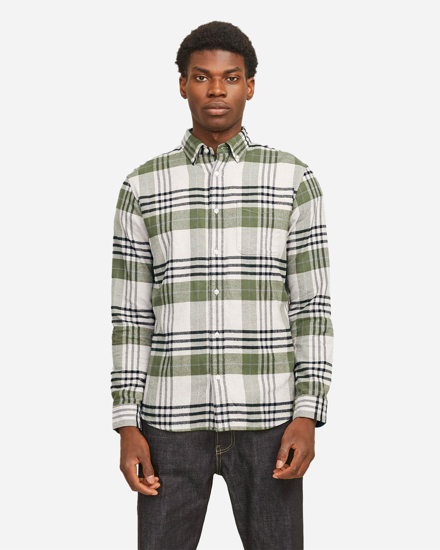 Camicia JACK & JONES PRBLUNORRIS M - Verde - 1 | Cisalfa Sport