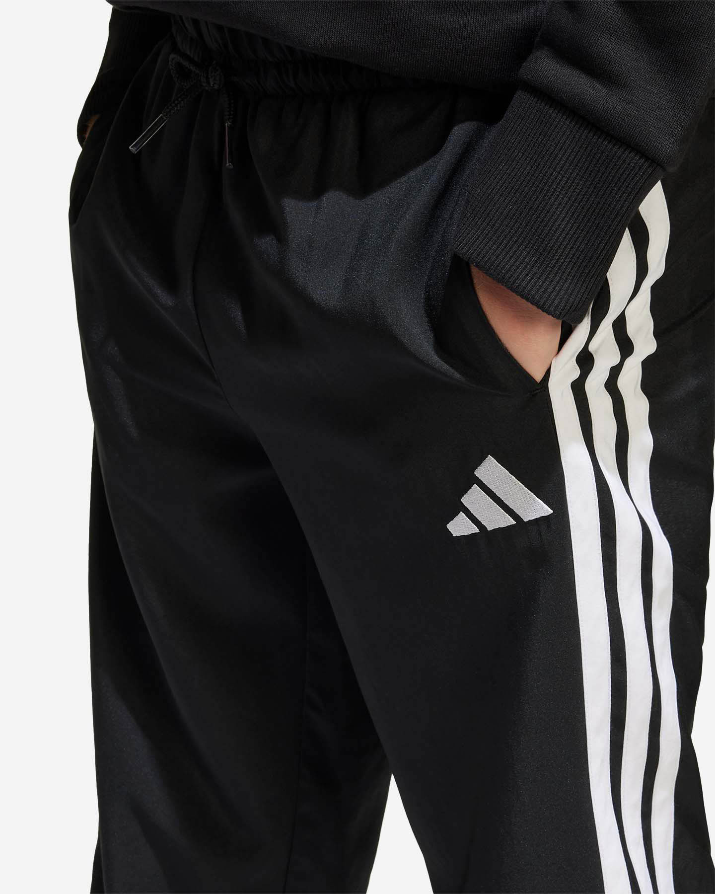 Pantalone ADIDAS 3STRIPES JR - Nero - 5 | Cisalfa Sport