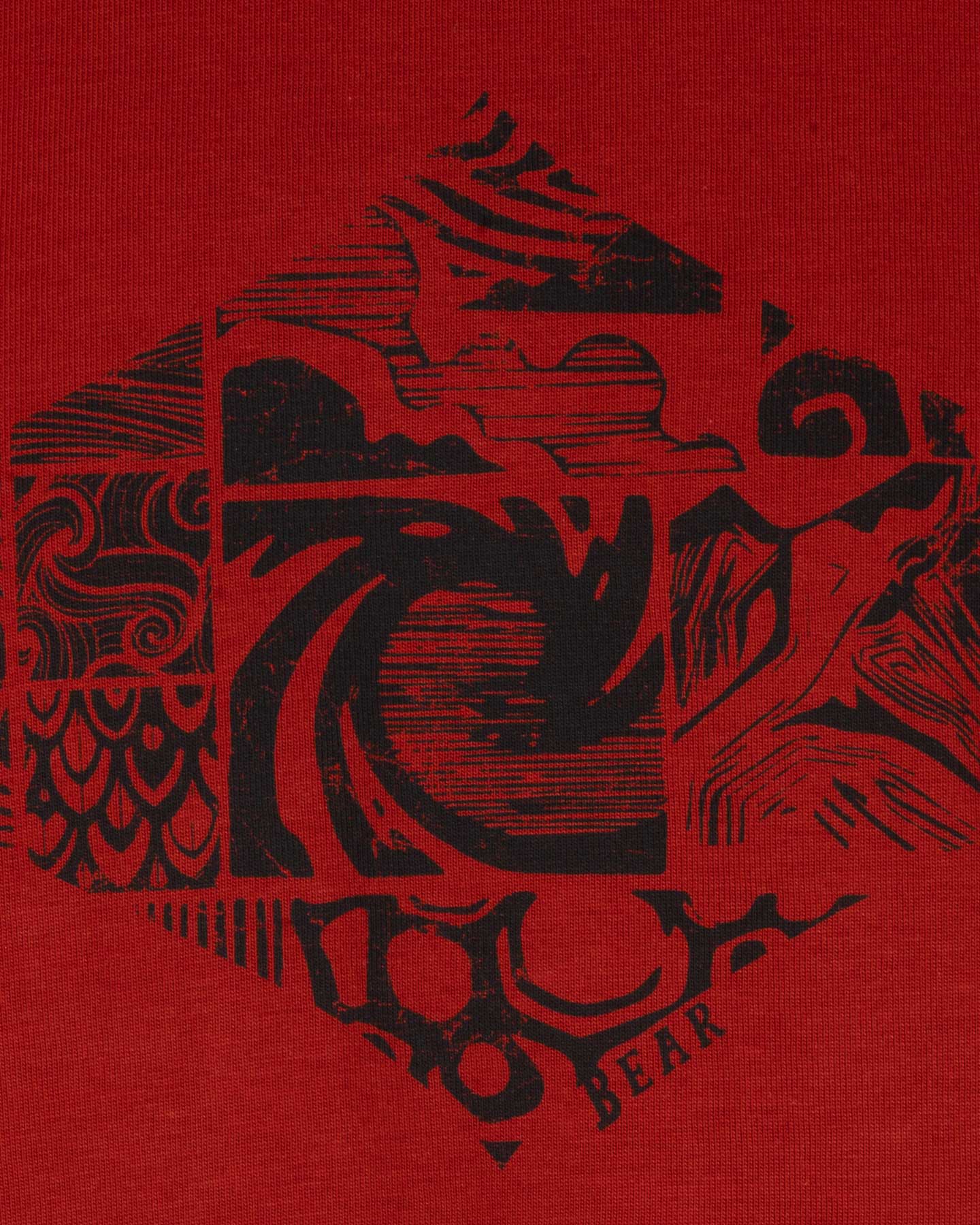 T-shirt BEAR URBAN ASKED M - Rosso - 2 | Cisalfa Sport