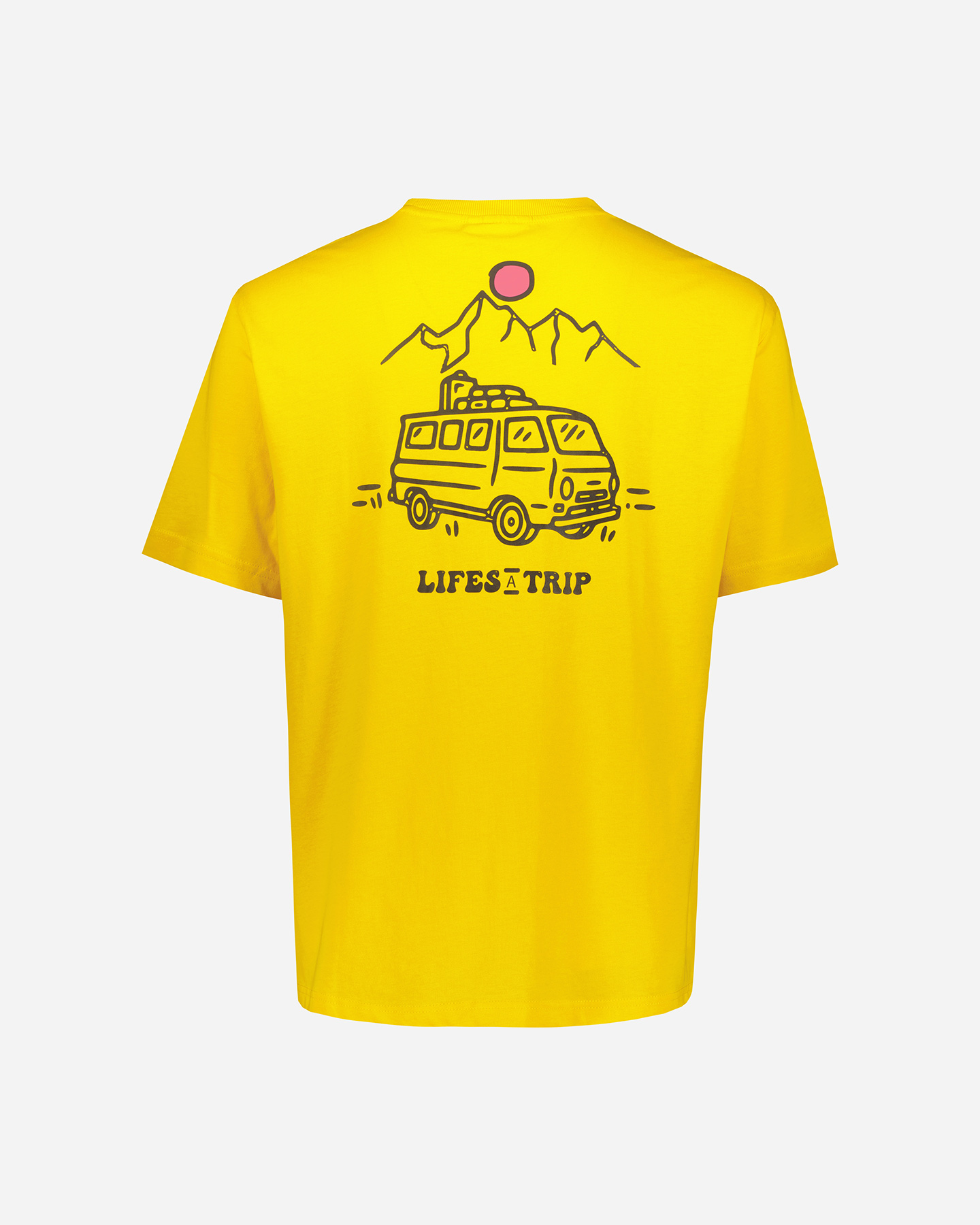 T-shirt THINK PINK LIFE IS A TRIP M - Giallo - 1 | Cisalfa Sport