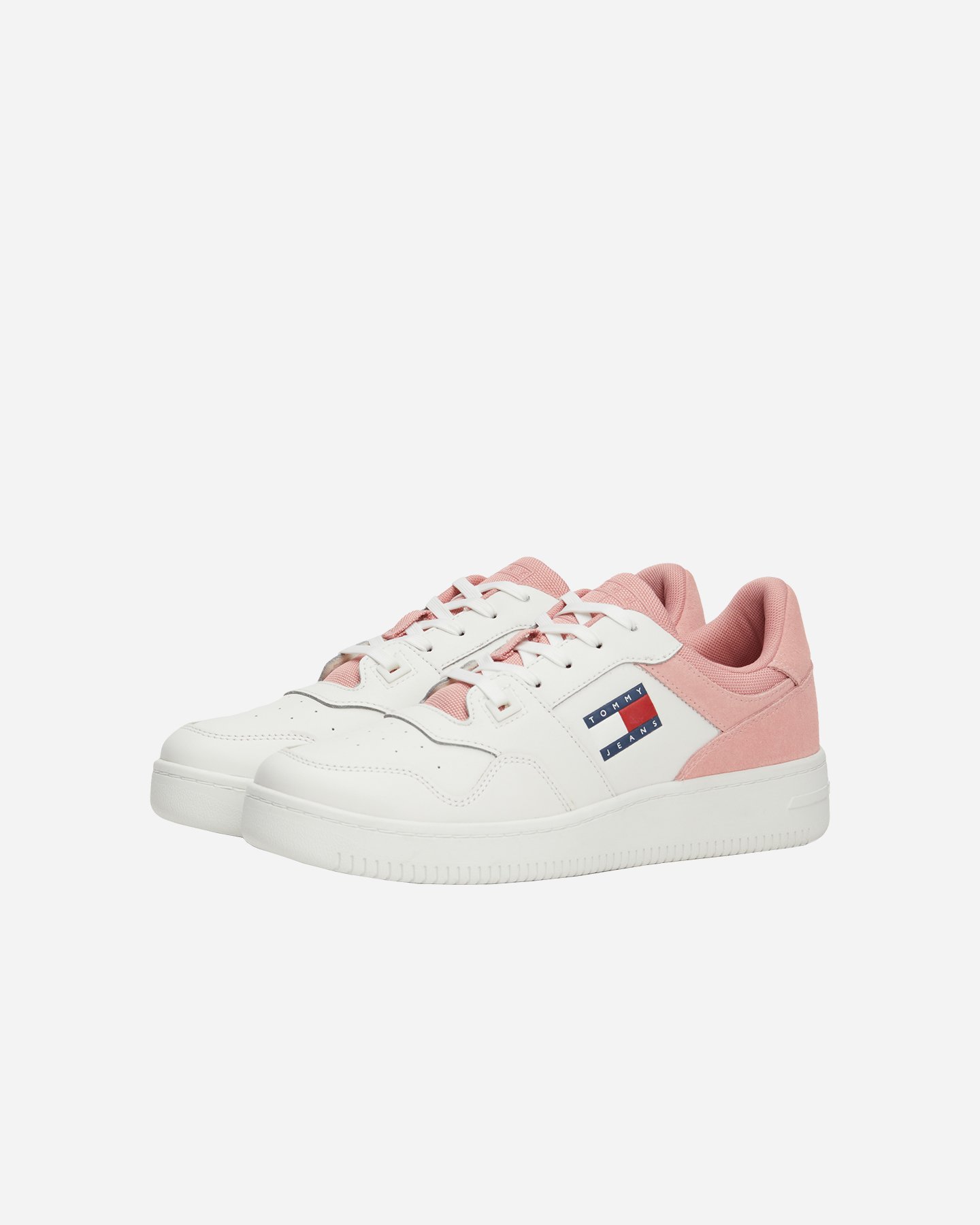 Scarpe sneakers TOMMY HILFIGER RETRO BASKET MIX MEDIA W - 1 | Cisalfa Sport