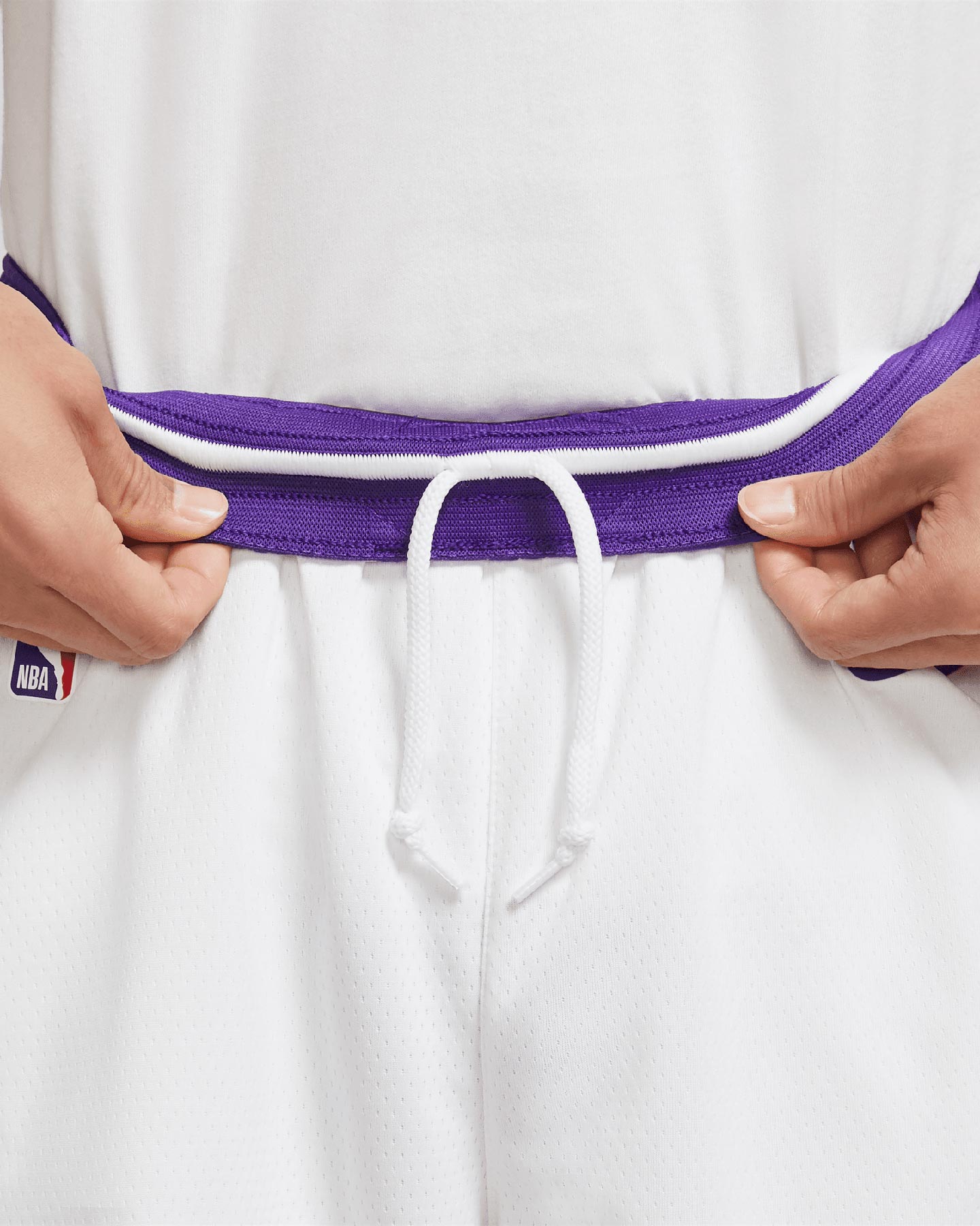 Pantaloncini basket NIKE LOS ANGELES LAKERS ASC M - Bianco - 3 | Cisalfa Sport