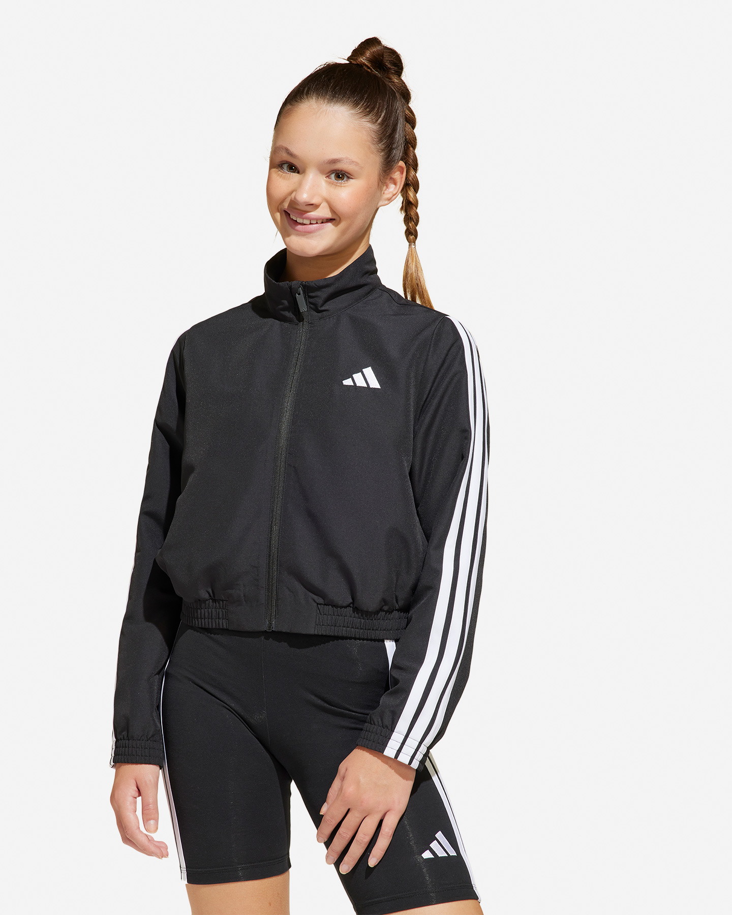 Felpa ADIDAS 3STRIPES JR - Nero - 1 | Cisalfa Sport