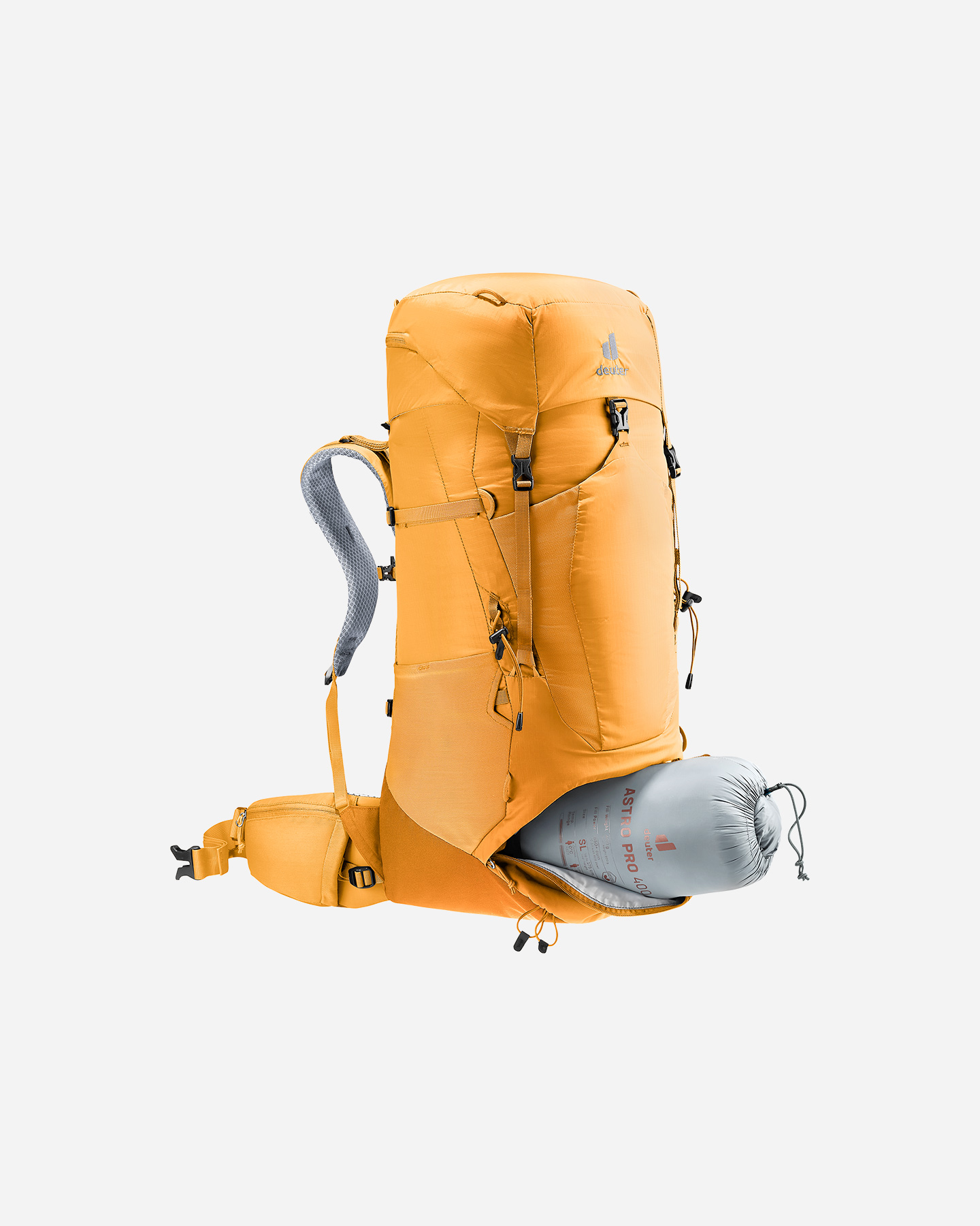 Zaino trekking DEUTER AIRCONTACT LITE 50+10 - Arancione - 5 | Cisalfa Sport